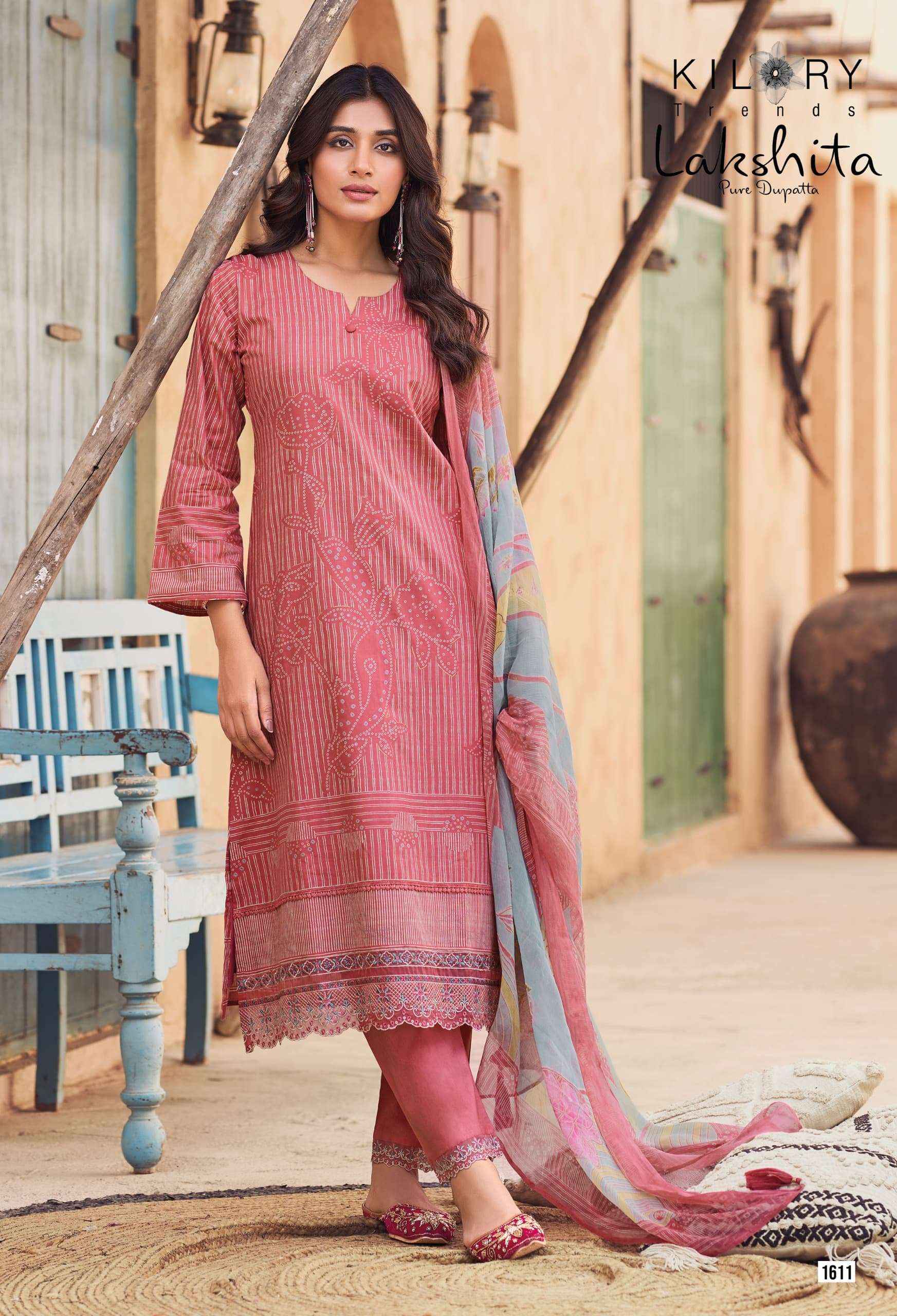 Kilory Lakshita Pure Lawn Cotton Designer Dress Material _ Wholesale Factory Rate ( 6 Pcs Catalog )