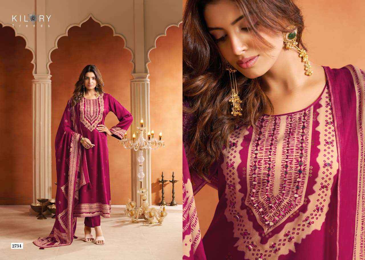 Kilory Miracle Pure Gajji Silk Designer Dress Material _ Wholesale Factory Rate ( 4 Pcs Catalog )