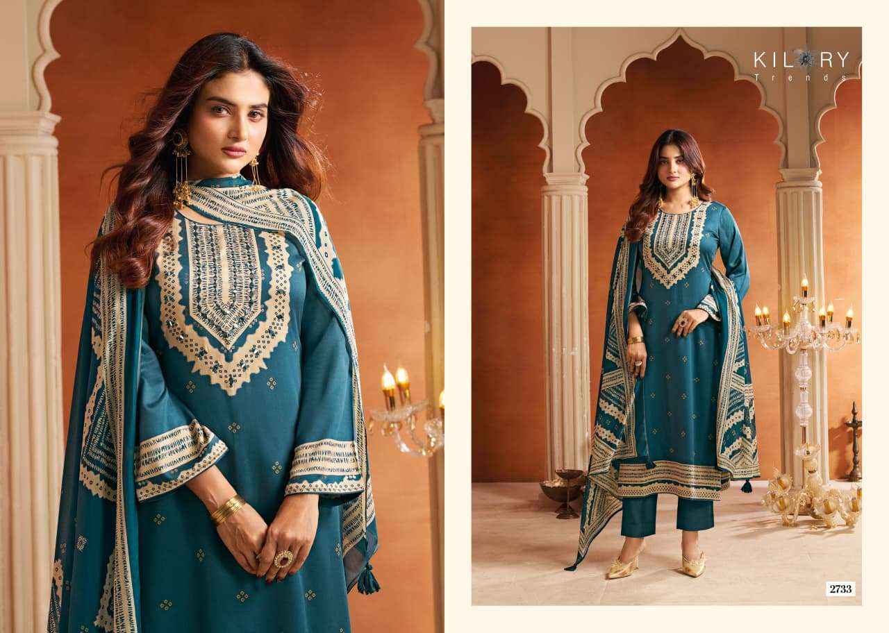 Kilory Miracle Pure Gajji Silk Designer Dress Material _ Wholesale Factory Rate ( 4 Pcs Catalog )