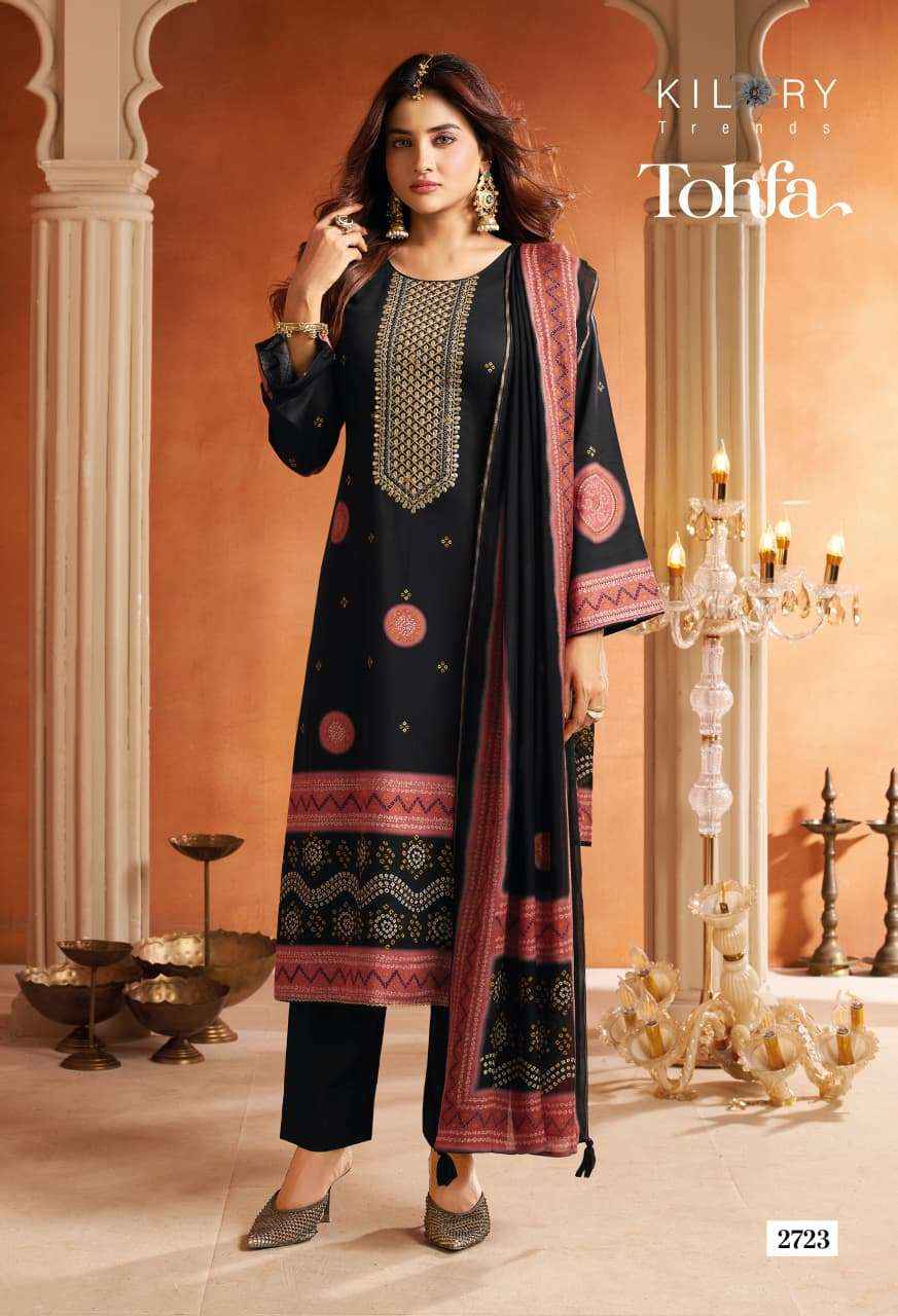 Kilory Tohfa Digital Printed Premium Wear ladies Dress Material _ Wholesale Factory Rate ( 4 Pcs Catalog )