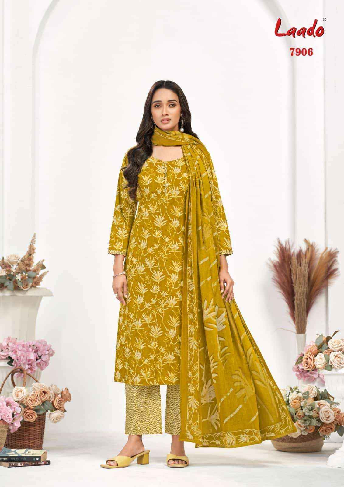 Laado Vol 79 Pure Cotton Dress Material Collection _ Wholesale Factory Rate ( 10 Pcs Catalog )
