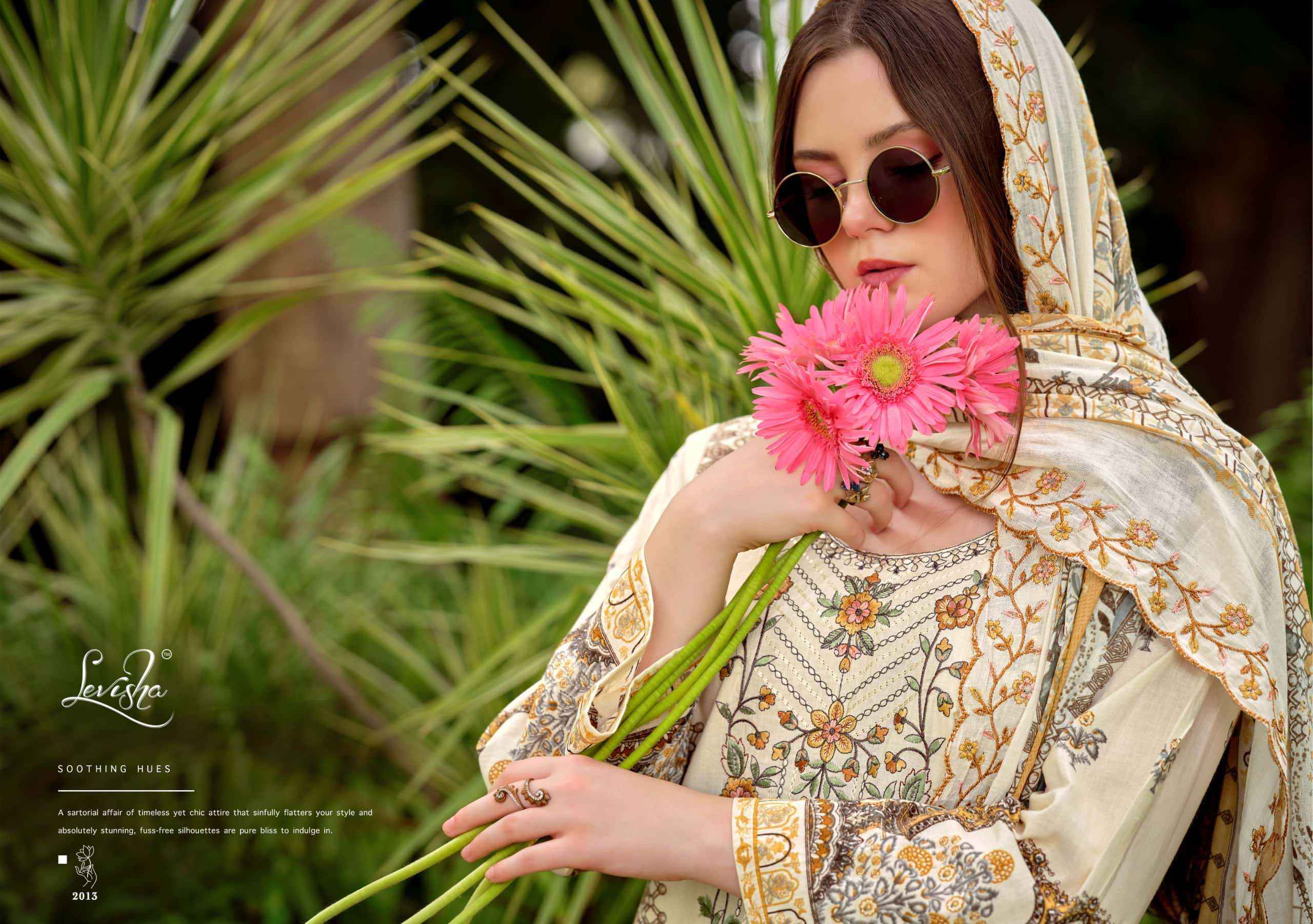 Levisha Mashakali Vol 2 Pakistani Style Cotton Dress Material _ Wholesale Factory Rate ( 8 Pcs catalog )