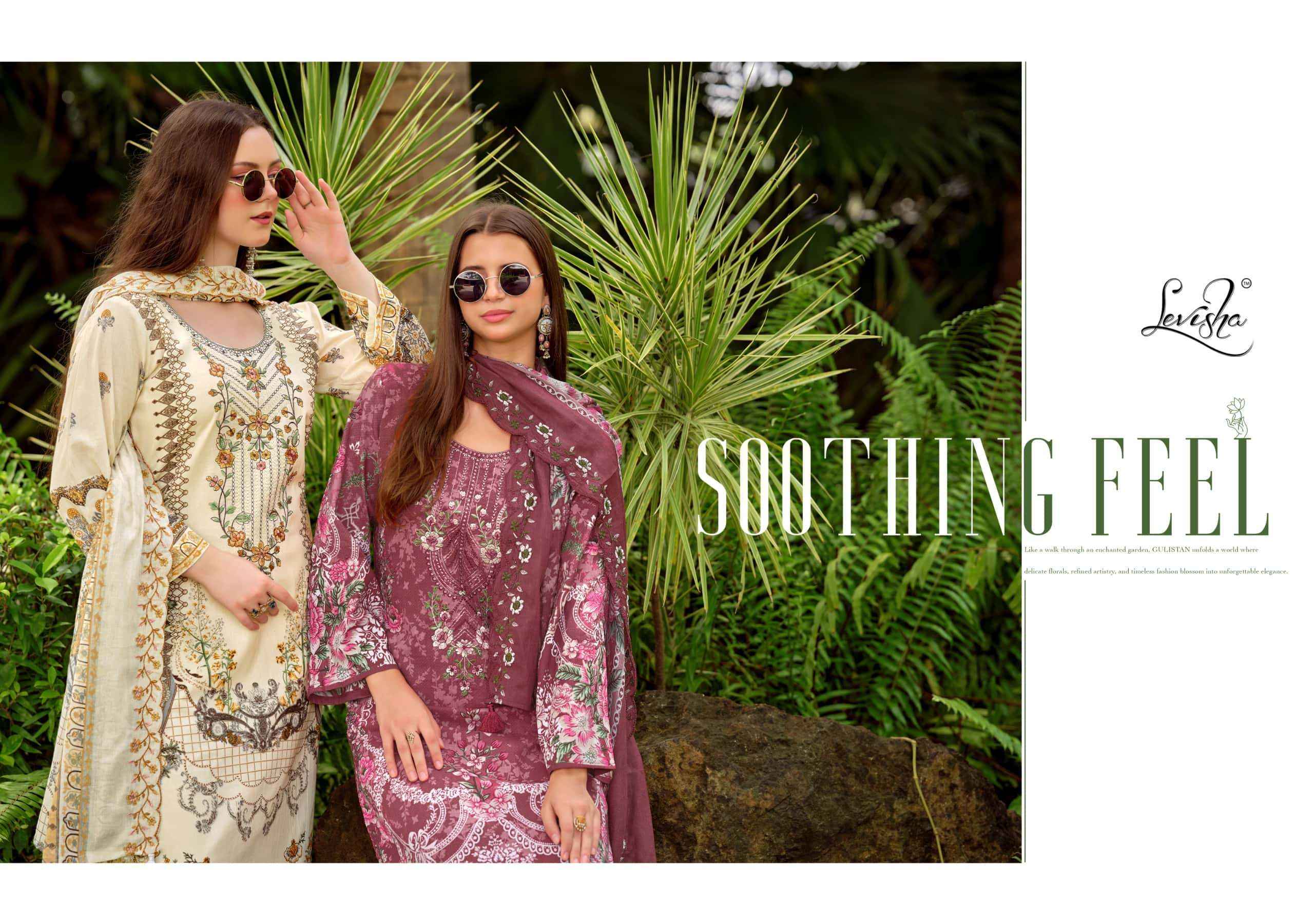 Levisha Mashakali Vol 2 Pakistani Style Cotton Dress Material _ Wholesale Factory Rate ( 8 Pcs catalog )