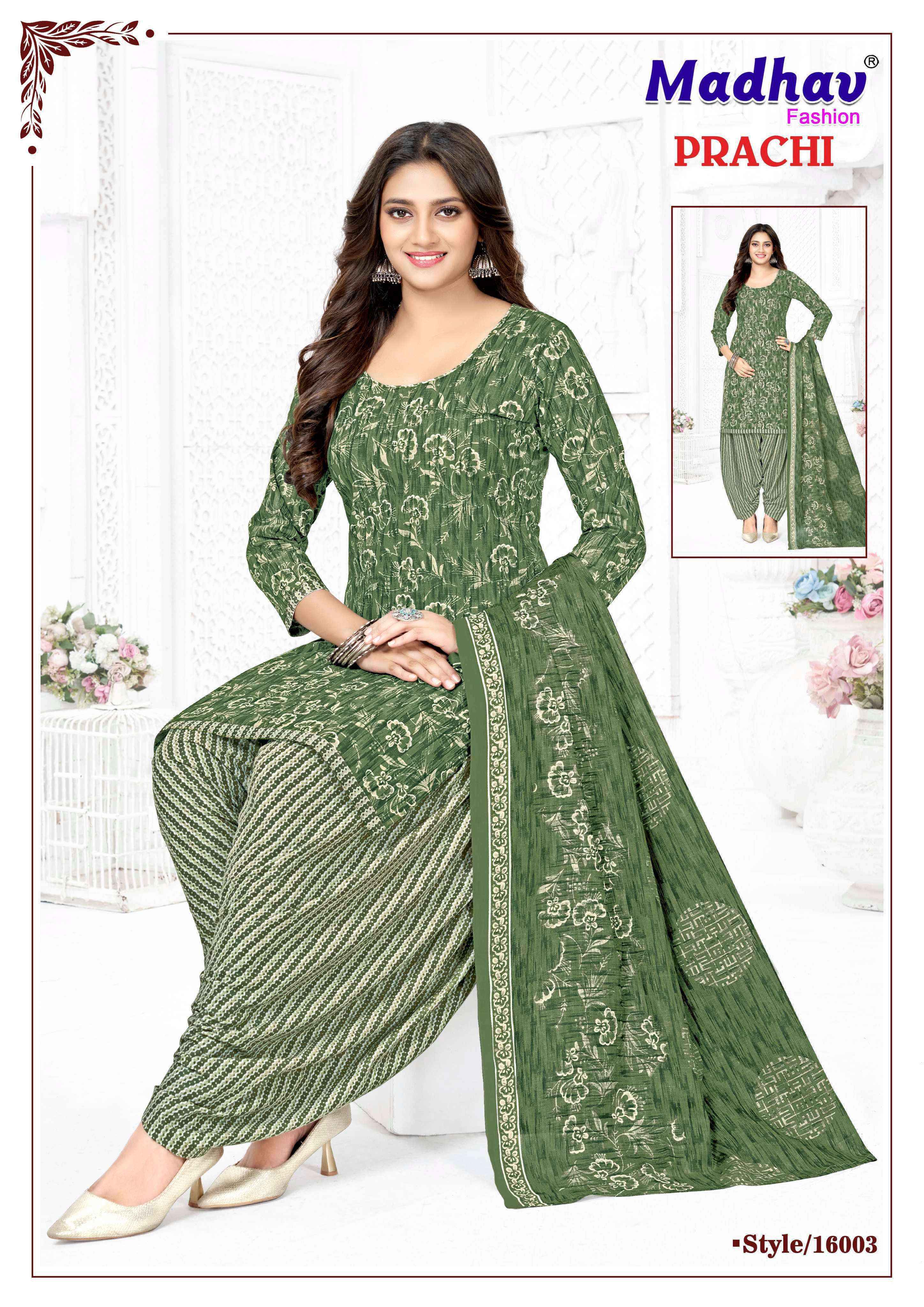 Madhav Fashion Prachi Vol 16 Wholesale | Wholesale Textile Market ( 10 Pcs Catalogue )