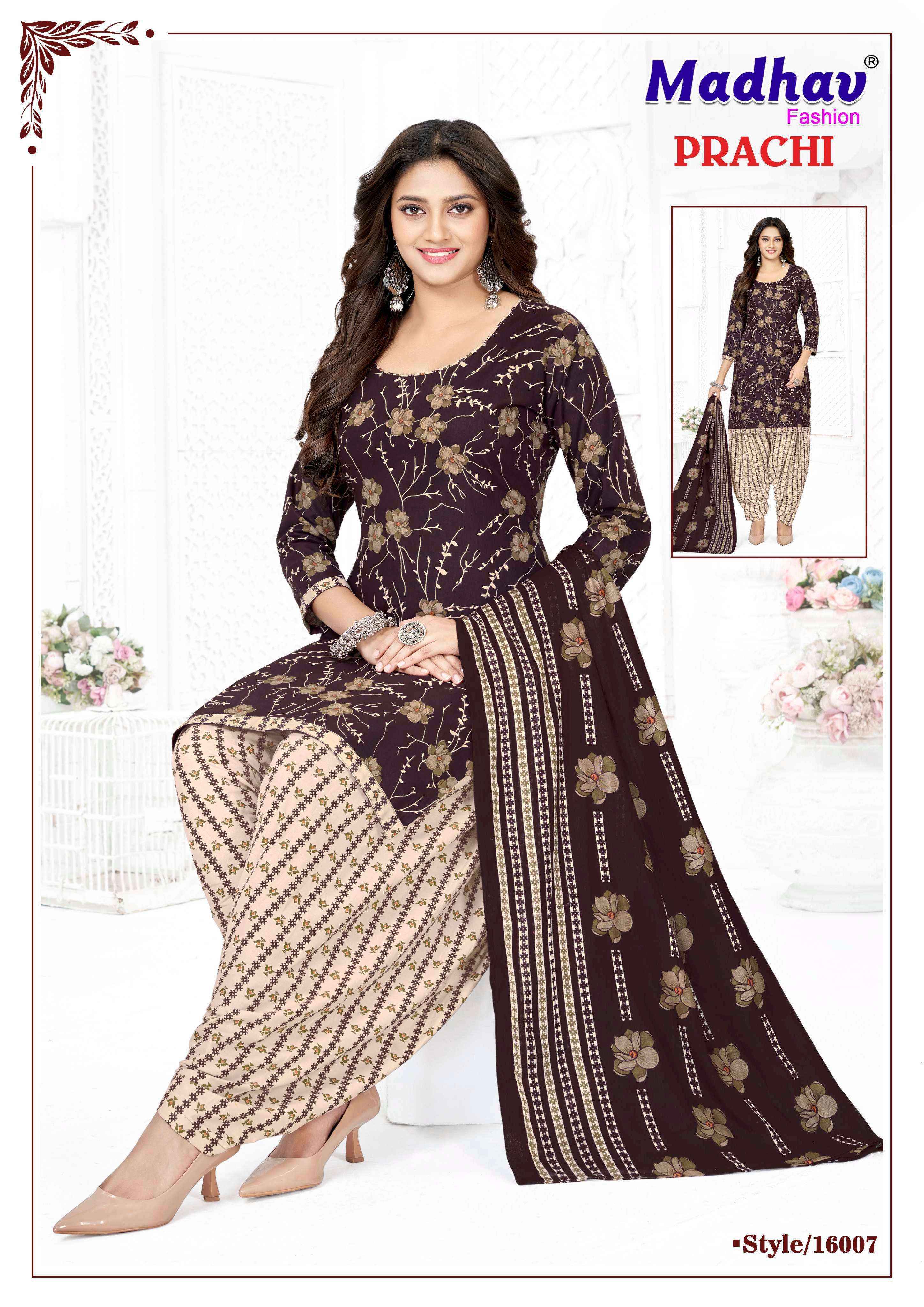 Madhav Fashion Prachi Vol 16 Wholesale | Wholesale Textile Market ( 10 Pcs Catalogue )