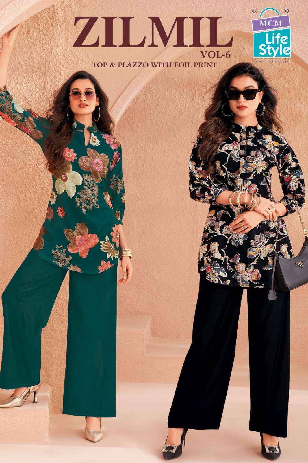 MCM Lifestyle Zilmil Vol 6 Co Ord Set | Wholesale Market Surat ( 10 Pcs Catalogue )
