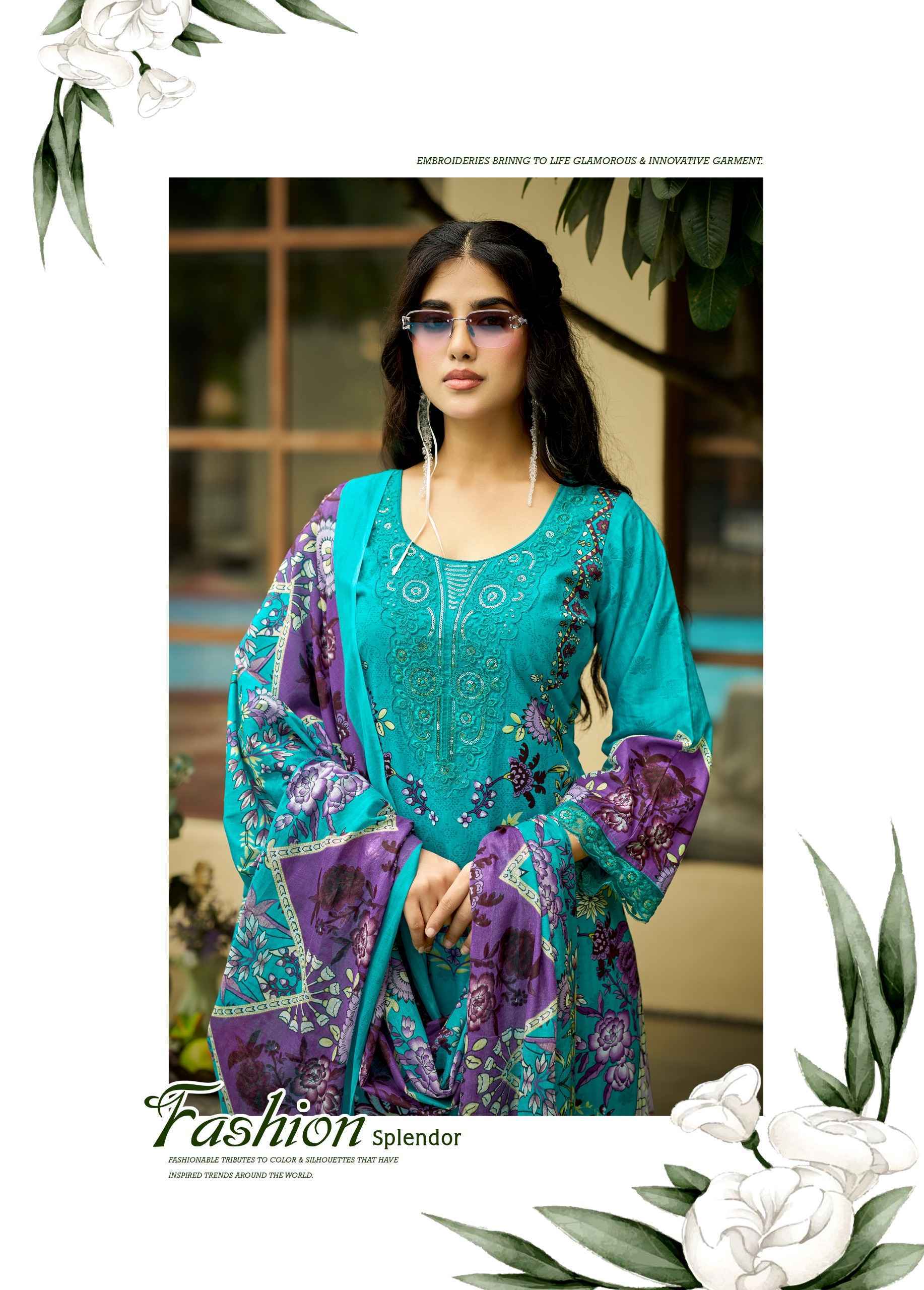 Mishri Creation Orient Popline Cotton Dress Material - Surat Textile Market ( 8 pcs Catalog )