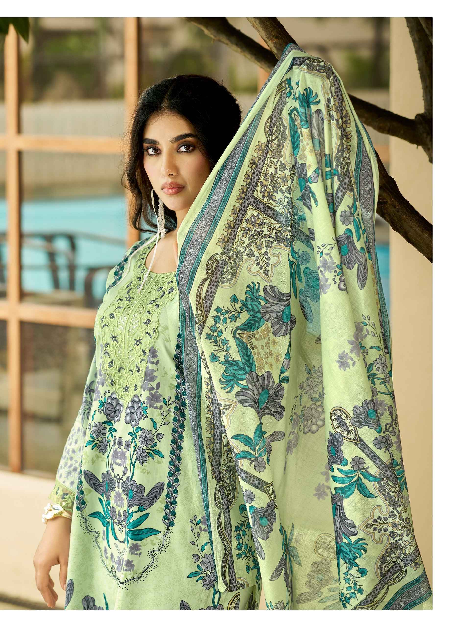 Mishri Creation Orient Popline Cotton Dress Material - Surat Textile Market ( 8 pcs Catalog )