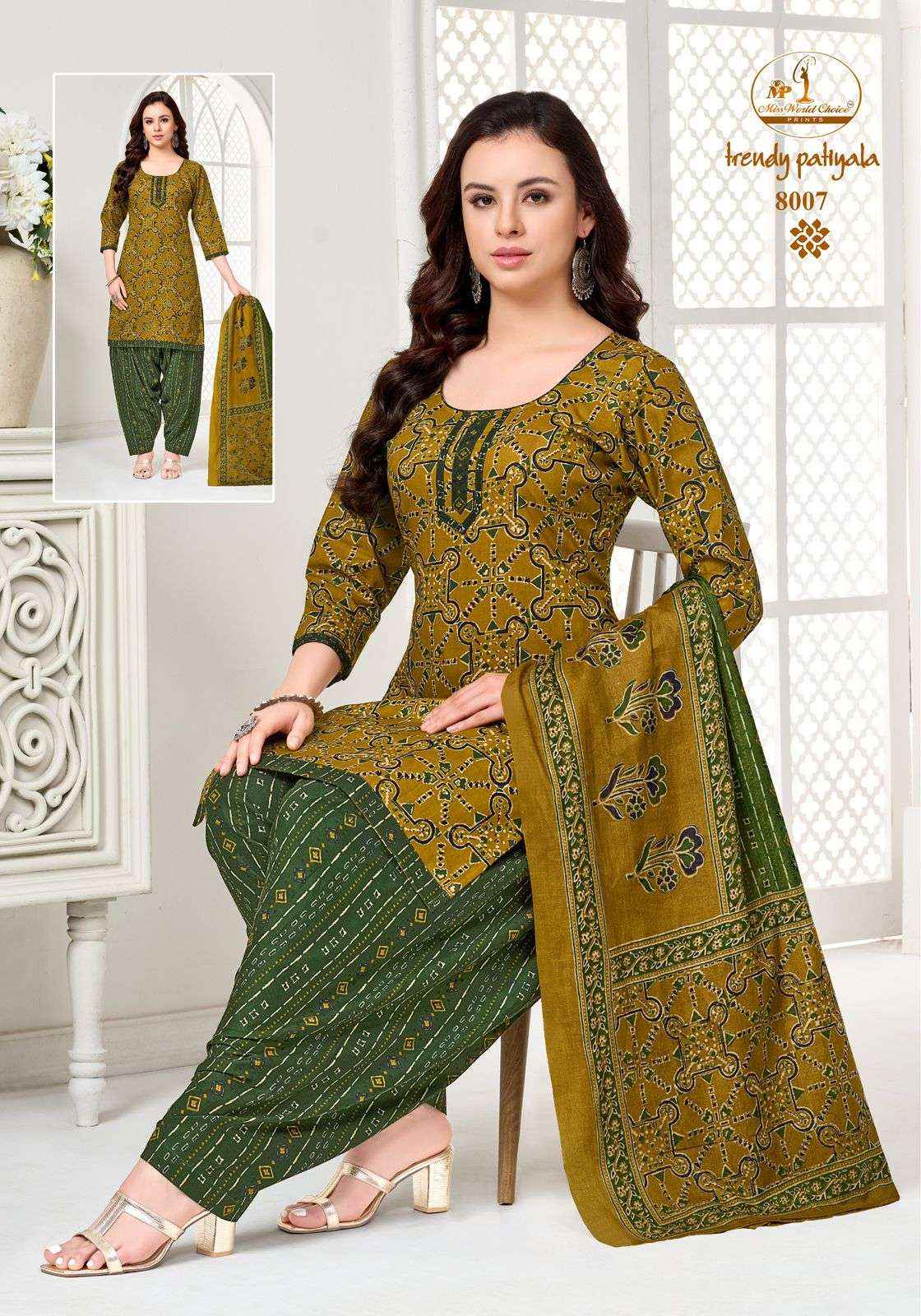 Miss World Choice Trendy Patiyala Vol 8 Readymade Patiyala Suits ( 10 Pcs Catalog )