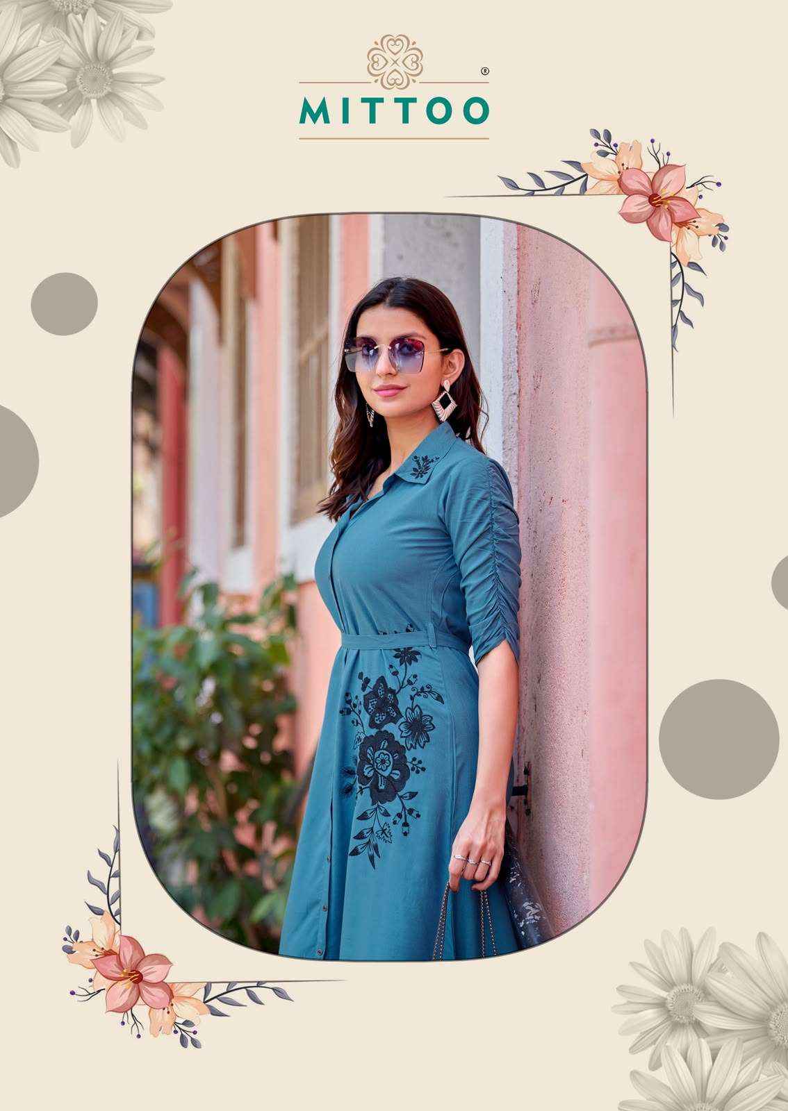 Mittoo Arica Vol 2 Stylish Casual Wear Midi Kurta Collection _ Wholesale Factory Rate ( 5 Pcs Catalog )