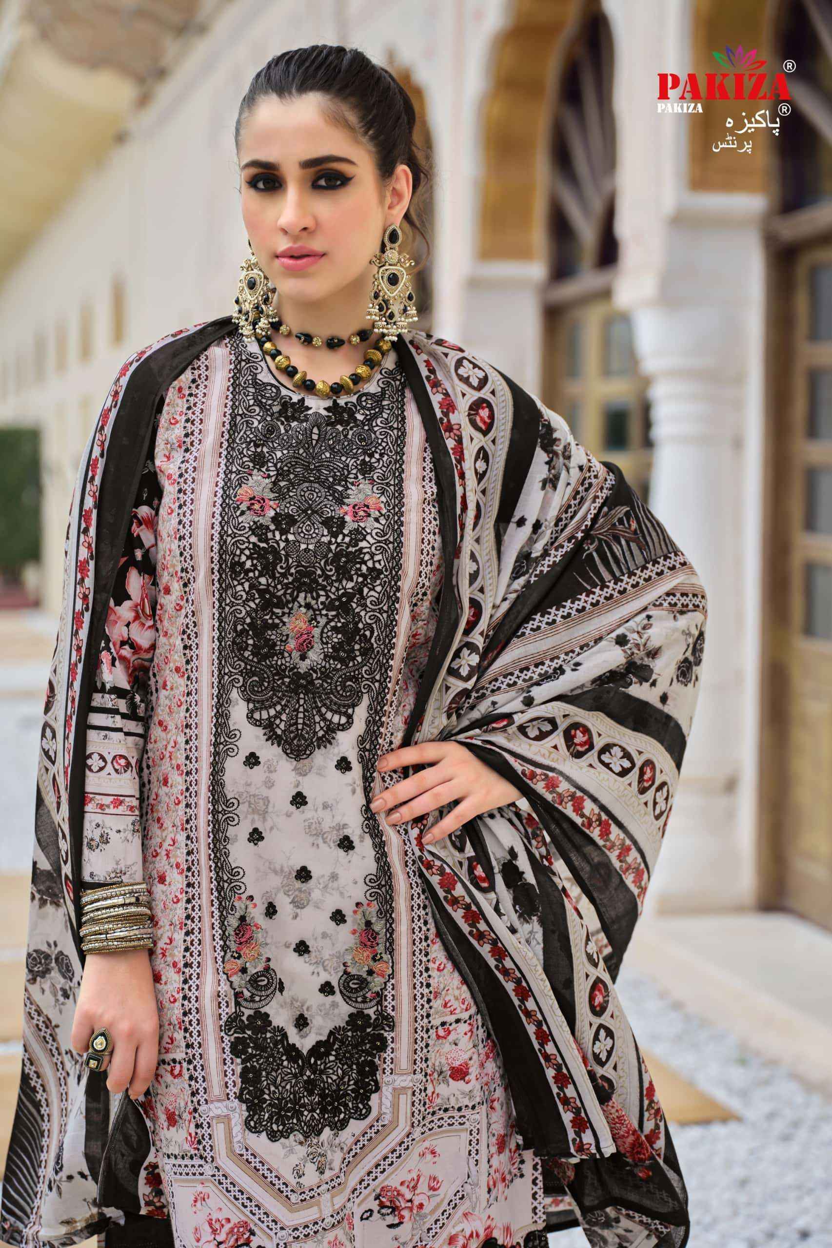 Pakiza Prints Gulnawaz Vol 26 Premium Wear Ladies Dress Material _ Wholesale Factory Rate ( 4 Pcs Catalog )
