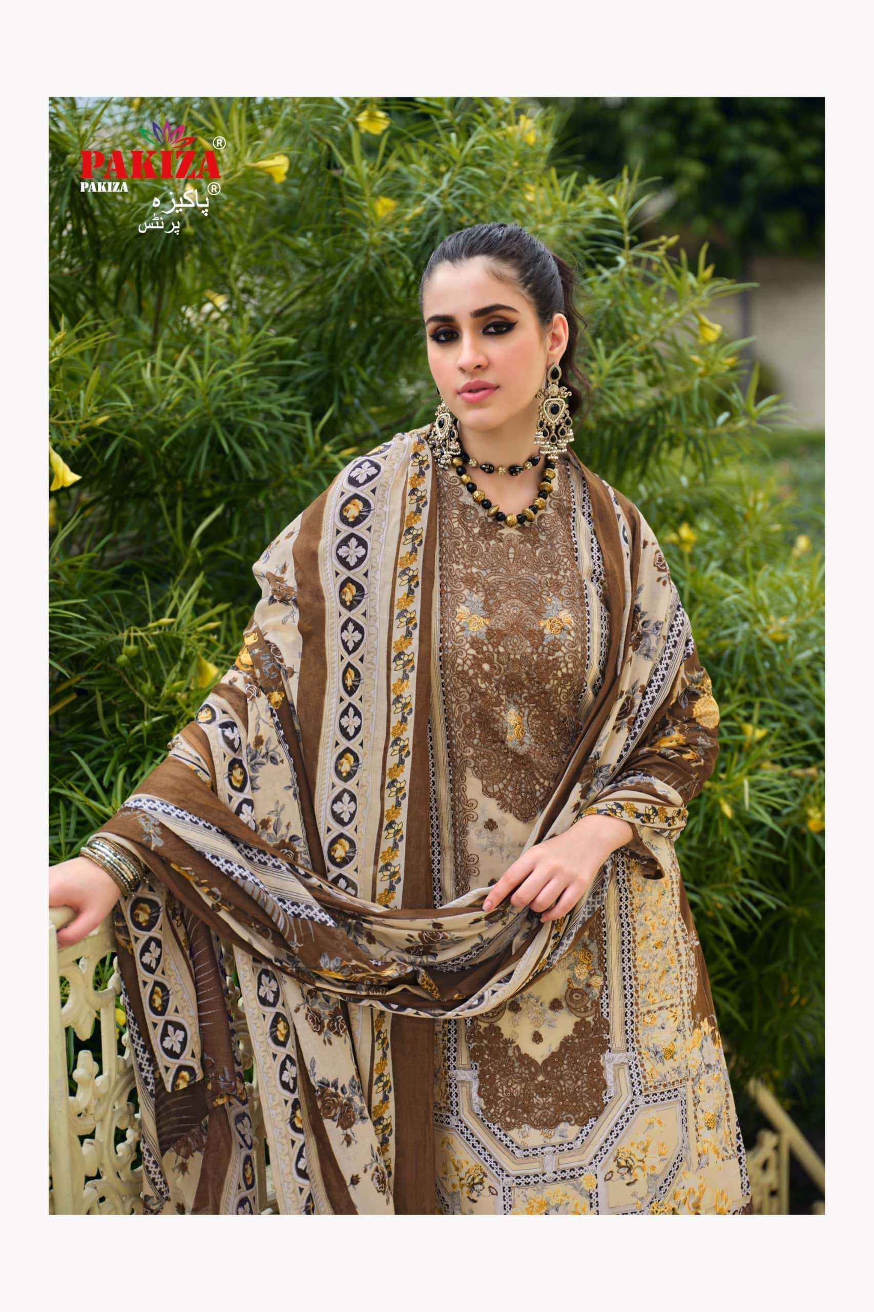 Pakiza Prints Gulnawaz Vol 26 Premium Wear Ladies Dress Material _ Wholesale Factory Rate ( 4 Pcs Catalog )