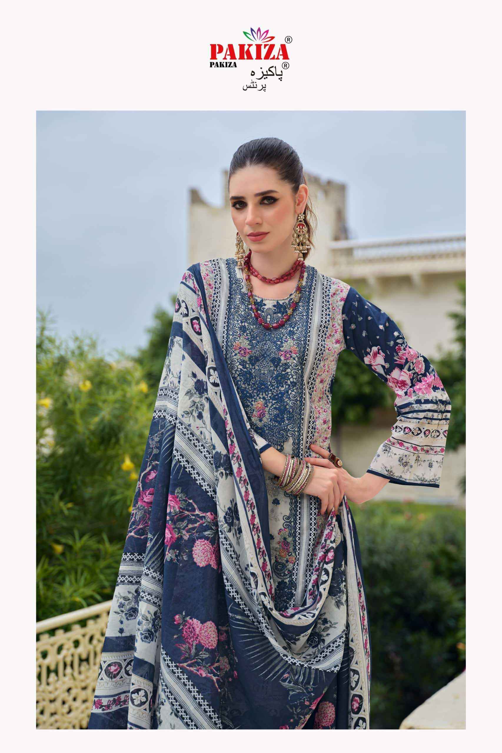 Pakiza Prints Gulnawaz Vol 26 Premium Wear Ladies Dress Material _ Wholesale Factory Rate ( 4 Pcs Catalog )