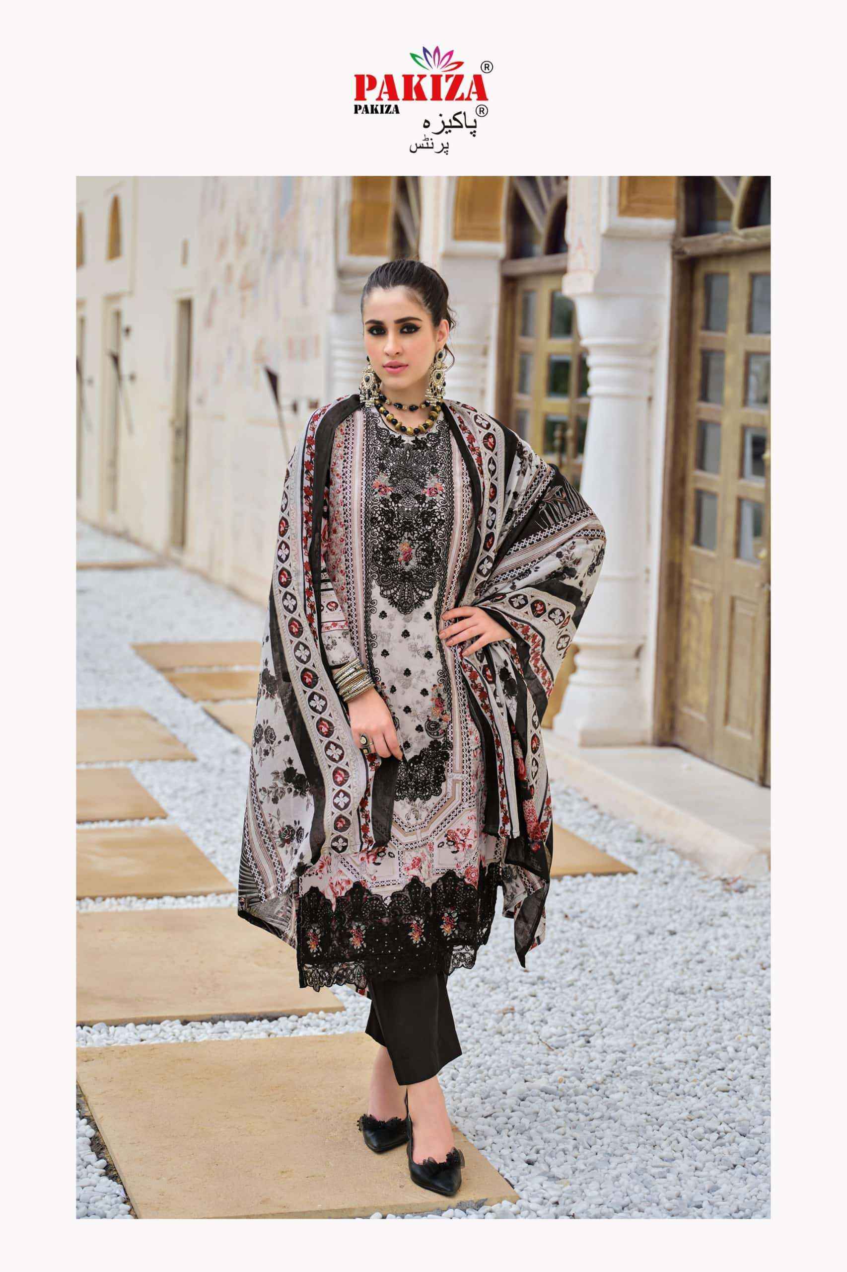 Pakiza Prints Gulnawaz Vol 26 Premium Wear Ladies Dress Material _ Wholesale Factory Rate ( 4 Pcs Catalog )