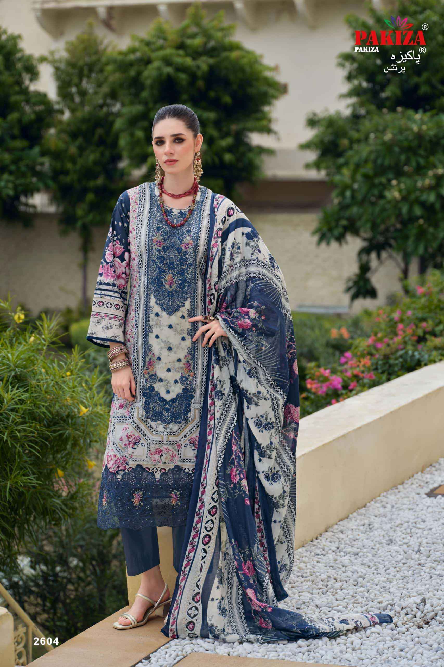 Pakiza Prints Gulnawaz Vol 26 Premium Wear Ladies Dress Material _ Wholesale Factory Rate ( 4 Pcs Catalog )