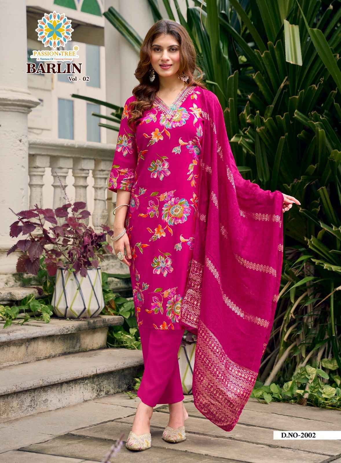Passion Tree Barlin Vol 2 Barlin Kurti Combo Set _ Wholesale Factory Rate ( 8 Pcs Catalog )