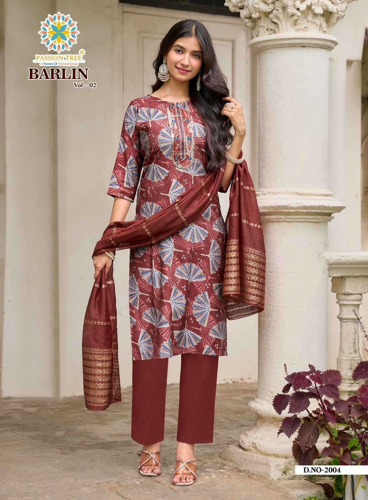 Passion Tree Barlin Vol 2 Barlin Kurti Combo Set _ Wholesale Factory Rate ( 8 Pcs Catalog )