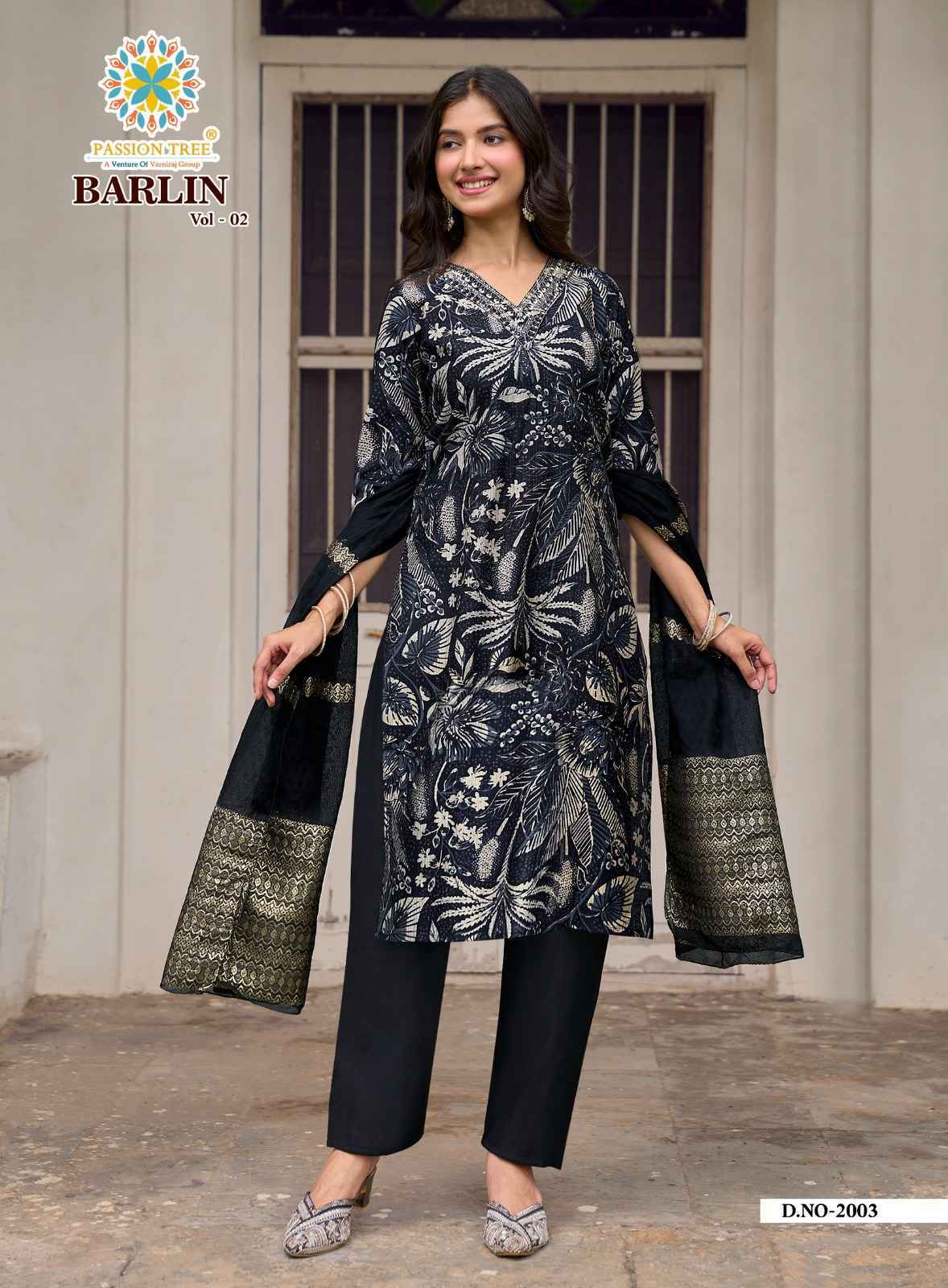 Passion Tree Barlin Vol 2 Barlin Kurti Combo Set _ Wholesale Factory Rate ( 8 Pcs Catalog )