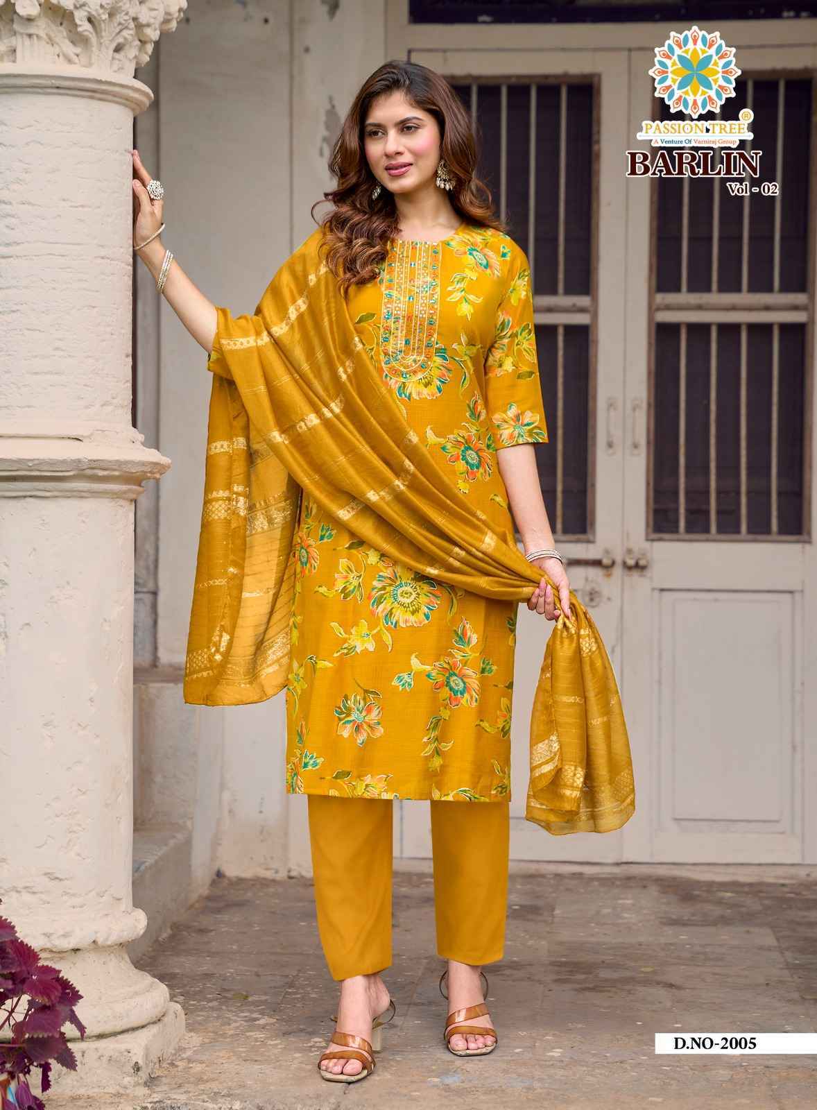 Passion Tree Barlin Vol 2 Barlin Kurti Combo Set _ Wholesale Factory Rate ( 8 Pcs Catalog )