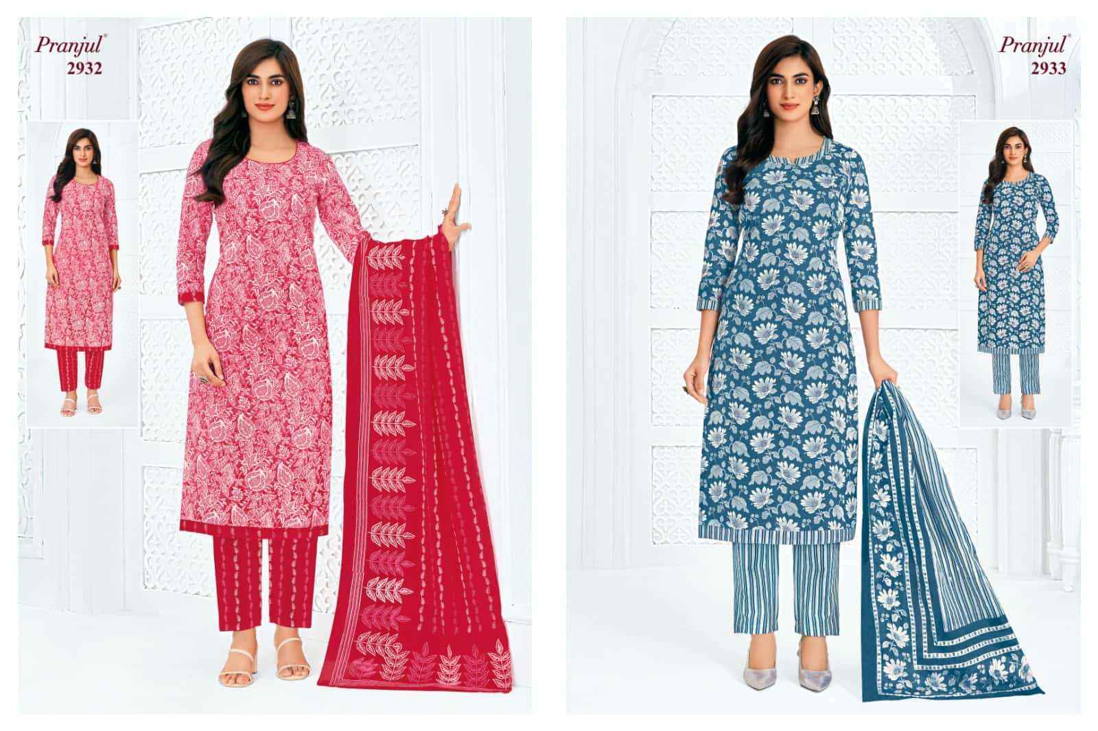 Pranjul Priyanka Vol 29 Pure Cotton Dress Material _ Wholesale Factory Rate ( 36 Pcs Catalog )