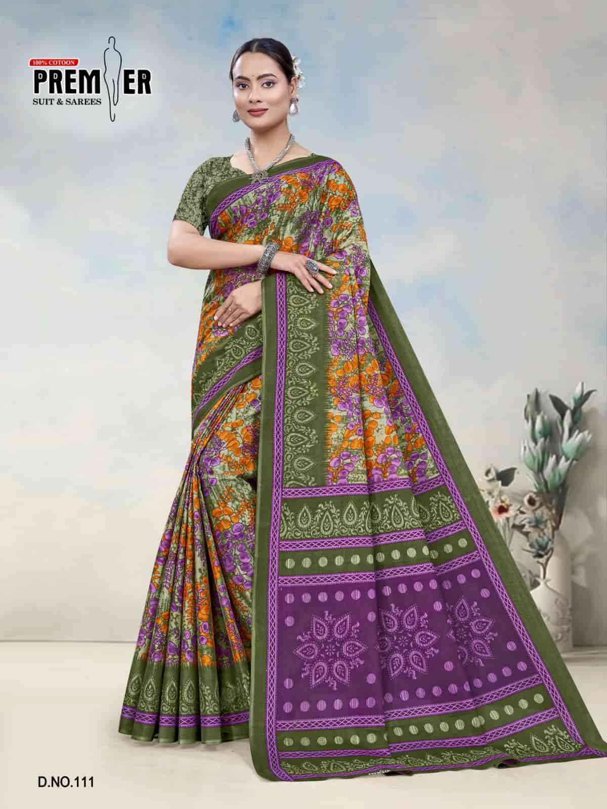 Premier South Malai Vol 3 Heavy Cotton Printed Saree ( 20 Pcs Catalog )
