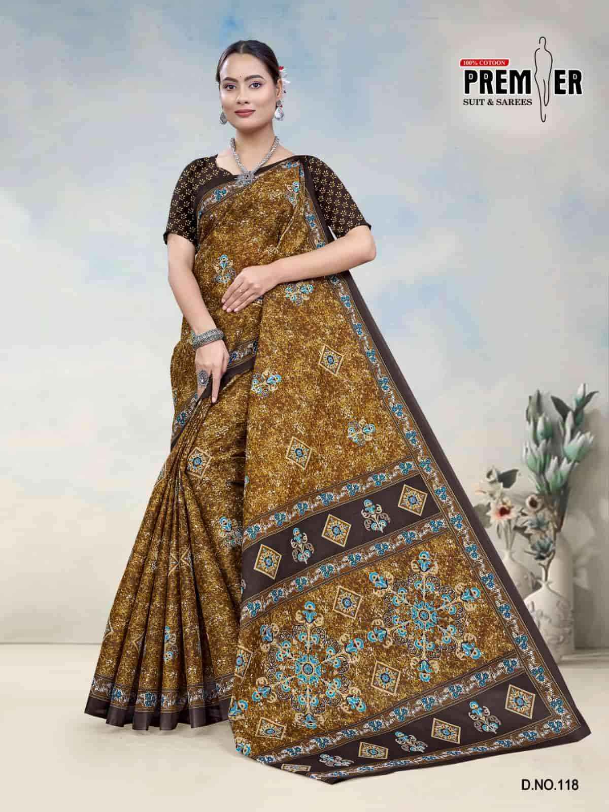 Premier South Malai Vol 3 Heavy Cotton Printed Saree ( 20 Pcs Catalog )