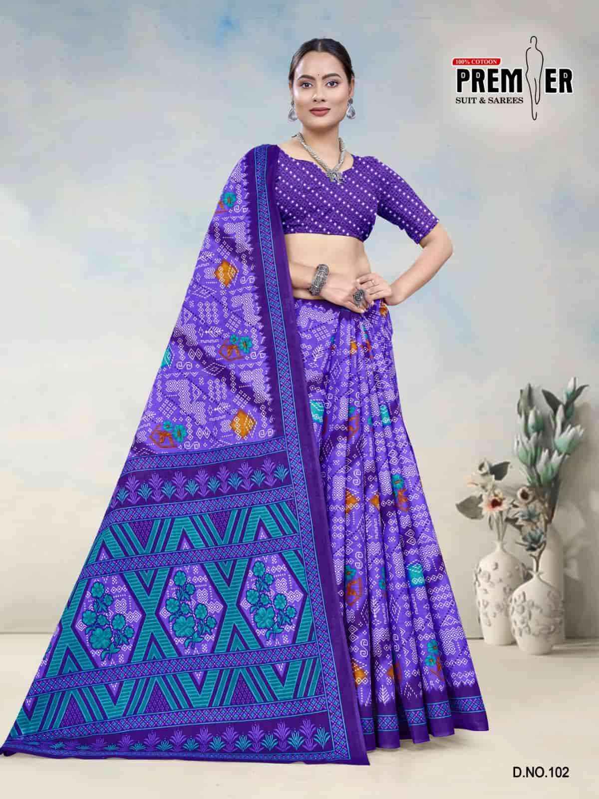 Premier South Malai Vol 3 Heavy Cotton Printed Saree ( 20 Pcs Catalog )