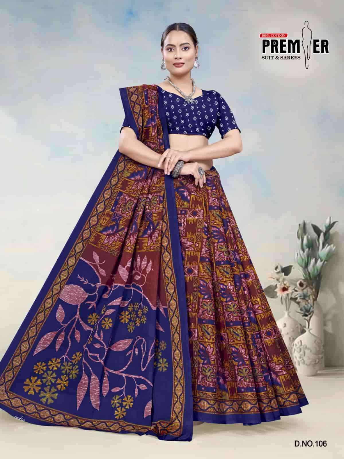 Premier South Malai Vol 3 Heavy Cotton Printed Saree ( 20 Pcs Catalog )