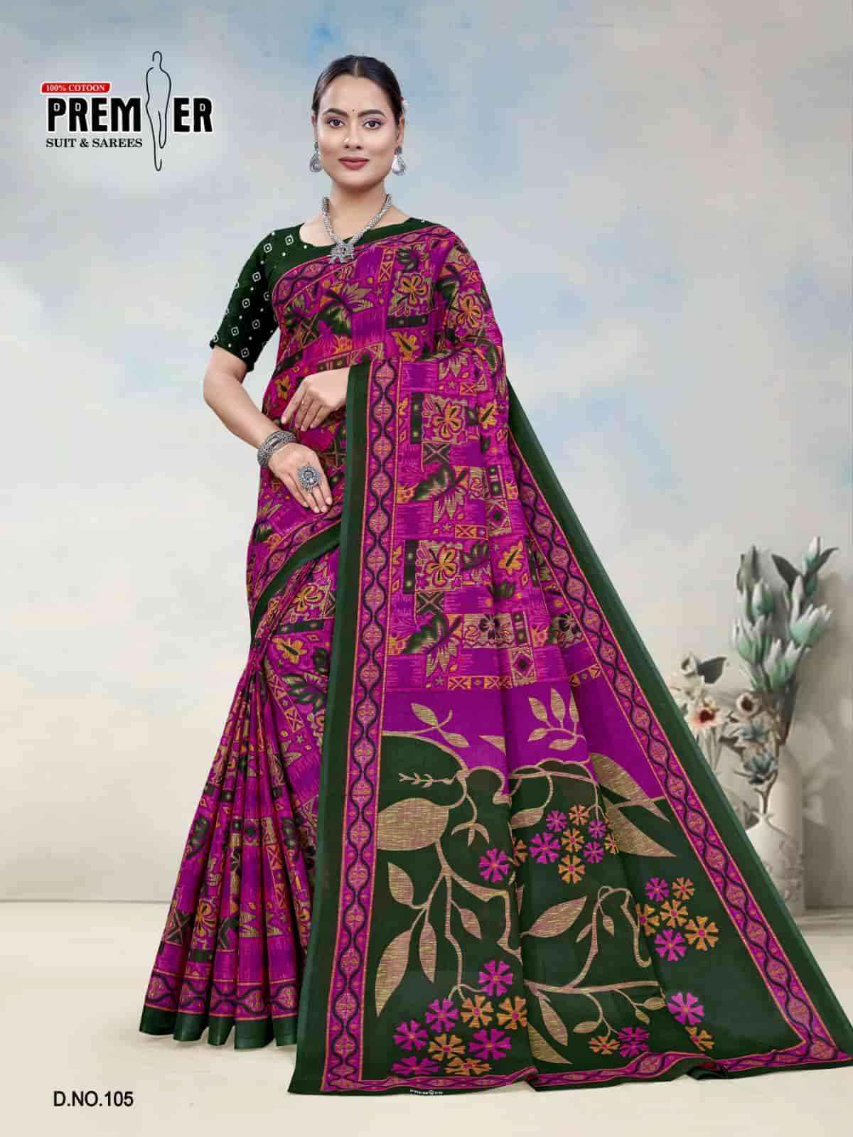 Premier South Malai Vol 3 Heavy Cotton Printed Saree ( 20 Pcs Catalog )