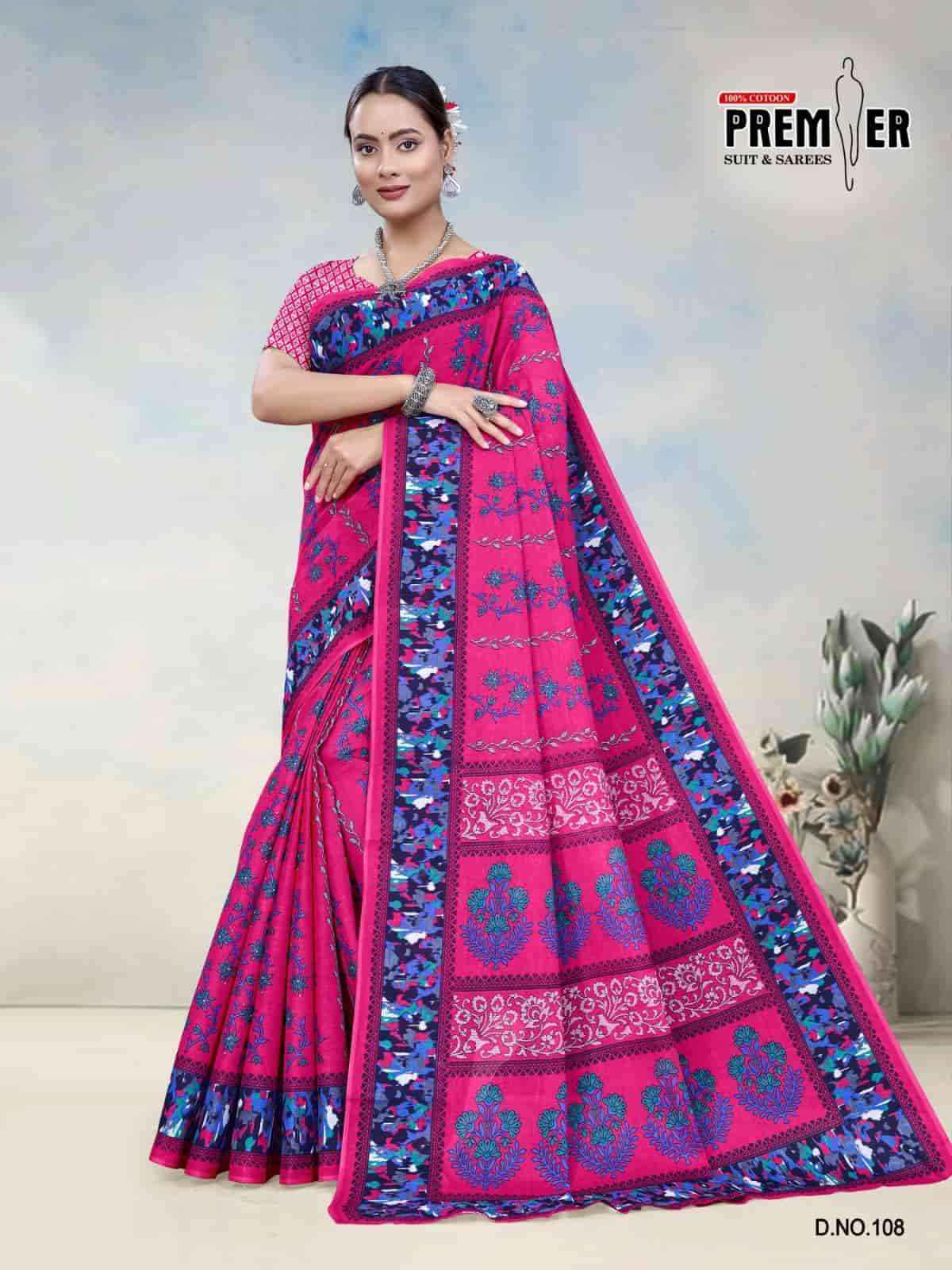 Premier South Malai Vol 3 Heavy Cotton Printed Saree ( 20 Pcs Catalog )
