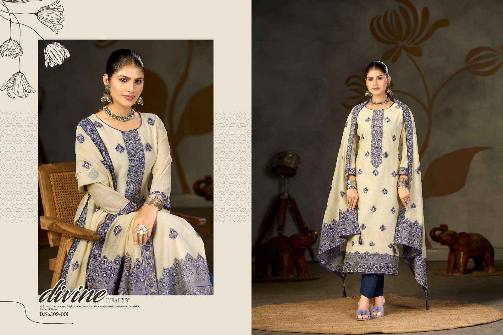 Radhika Azara Banarasi Adha Vol 13 Exclusive Designer Cotton Dress Material _ Wholesale Factory Rate ( 4 Pcs Catalog )