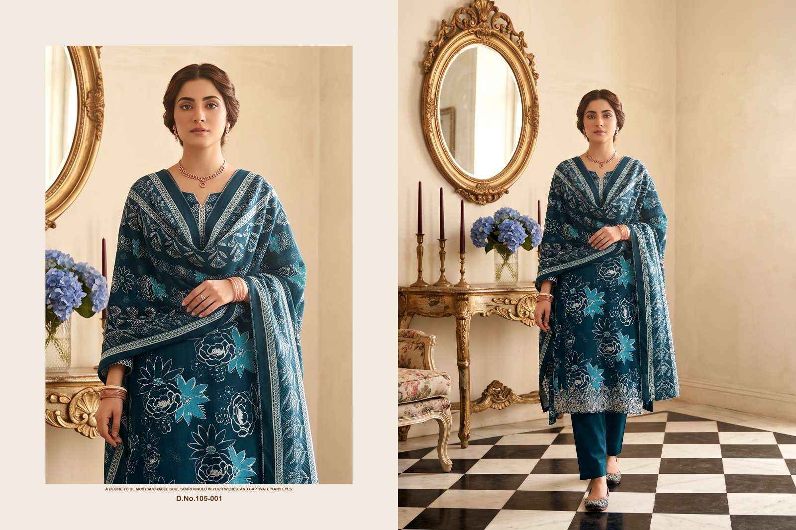 Radhika Azara Heer Advance Fancy Cotton Dress Material _ Wholesale Factory Rate ( 4 Pcs Catalog )