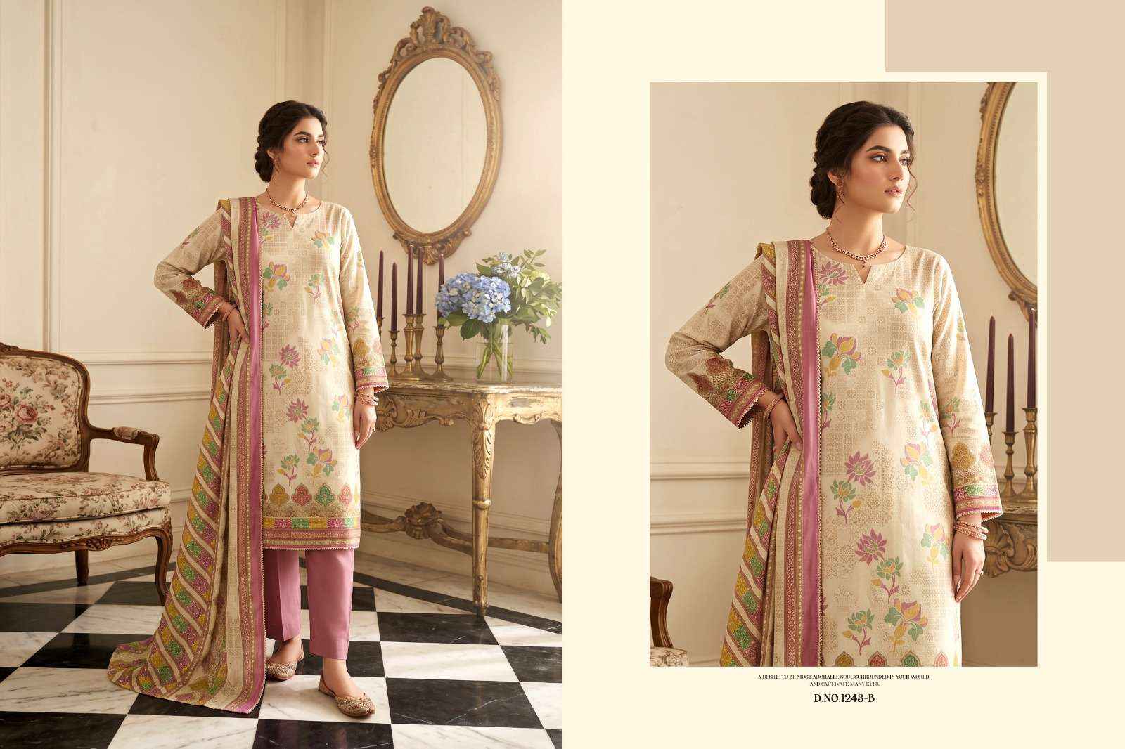 Radhika Azara Kalki 1243 - Latest Catalog - Wholesale Market Surat ( 4 Pcs Catalog )