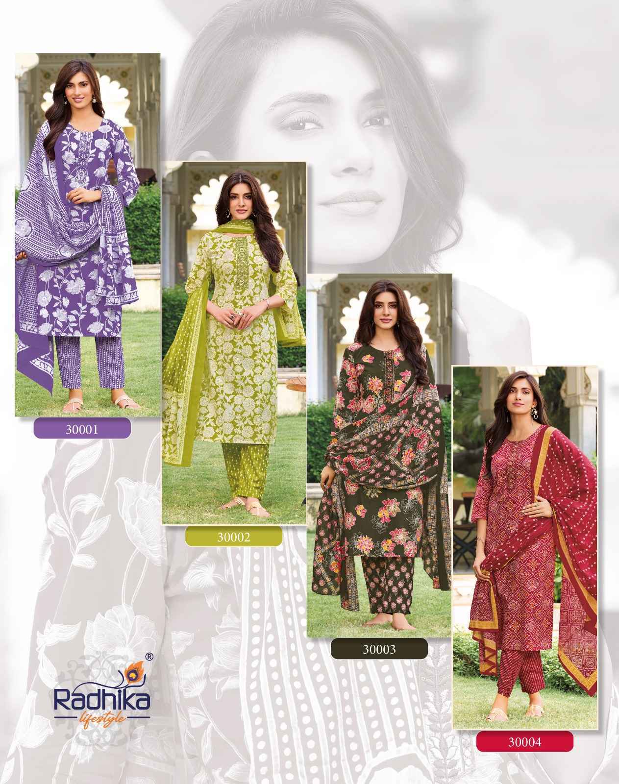Radhika Lifestyle Cotton Kudi Vol 30 - Cotton Kurti Combo ( 8 pcs Catalogue )