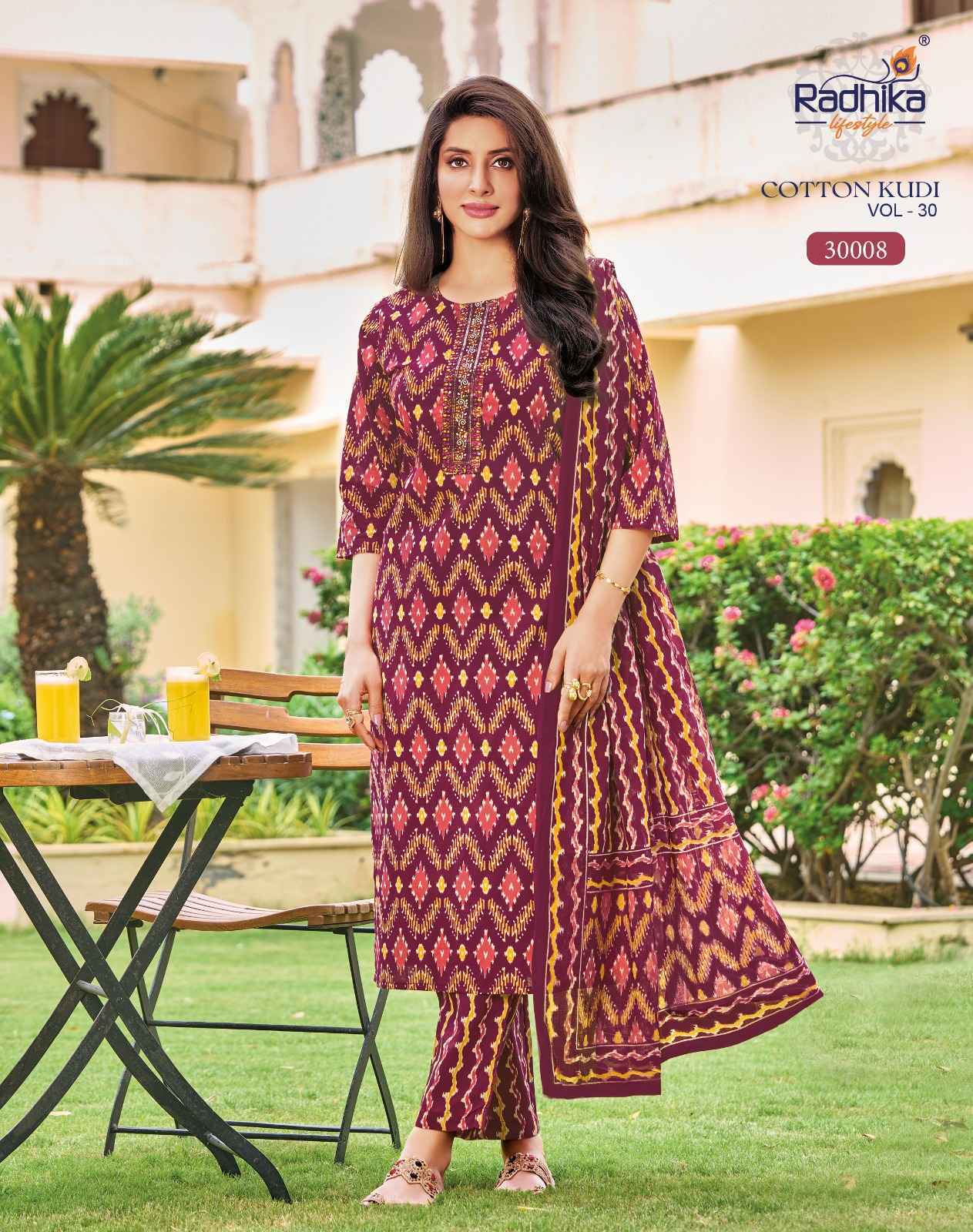 Radhika Lifestyle Cotton Kudi Vol 30 - Cotton Kurti Combo ( 8 pcs Catalogue )
