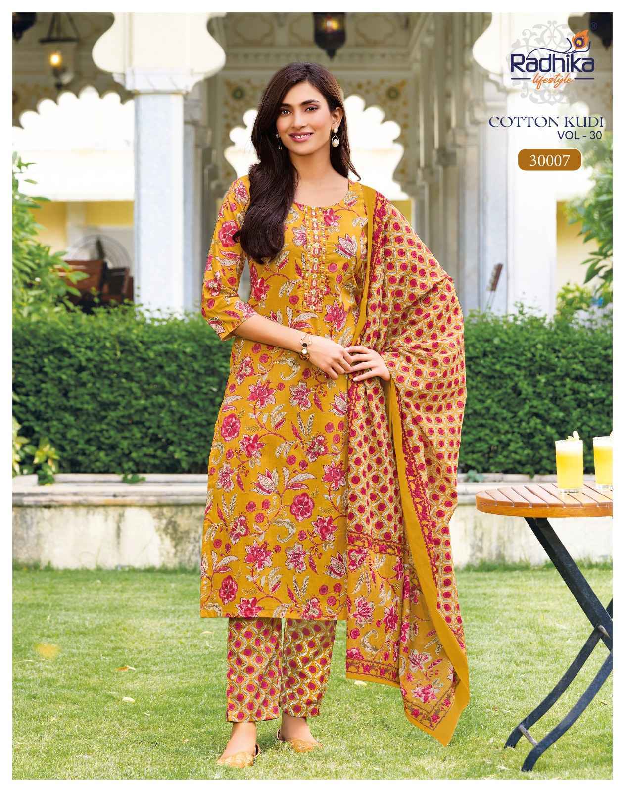 Radhika Lifestyle Cotton Kudi Vol 30 - Cotton Kurti Combo ( 8 pcs Catalogue )