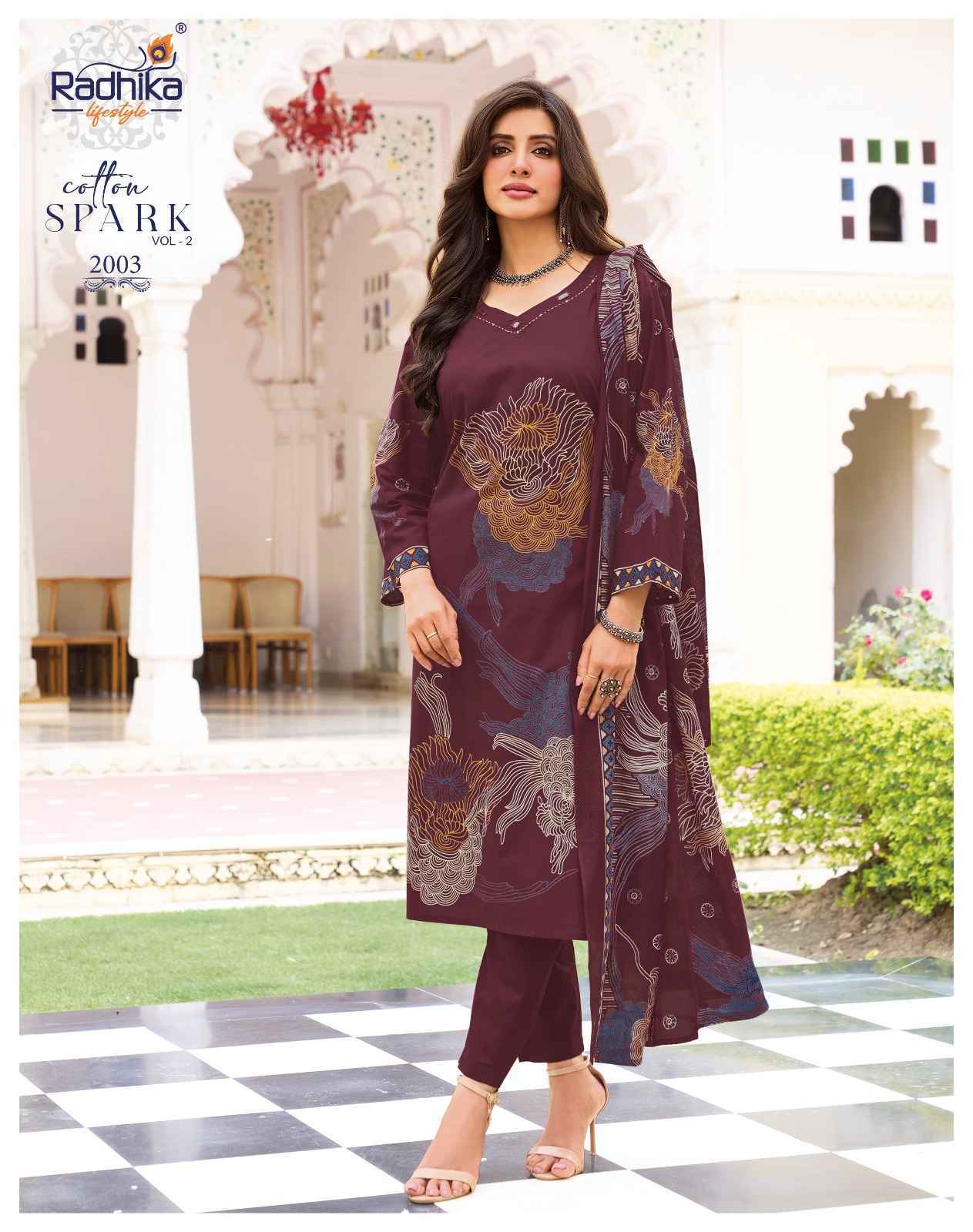 Radhika Lifestyle Cotton Spark Vol 2 | factory direct wholesale clothing india online ( 8pcs Catalogue )