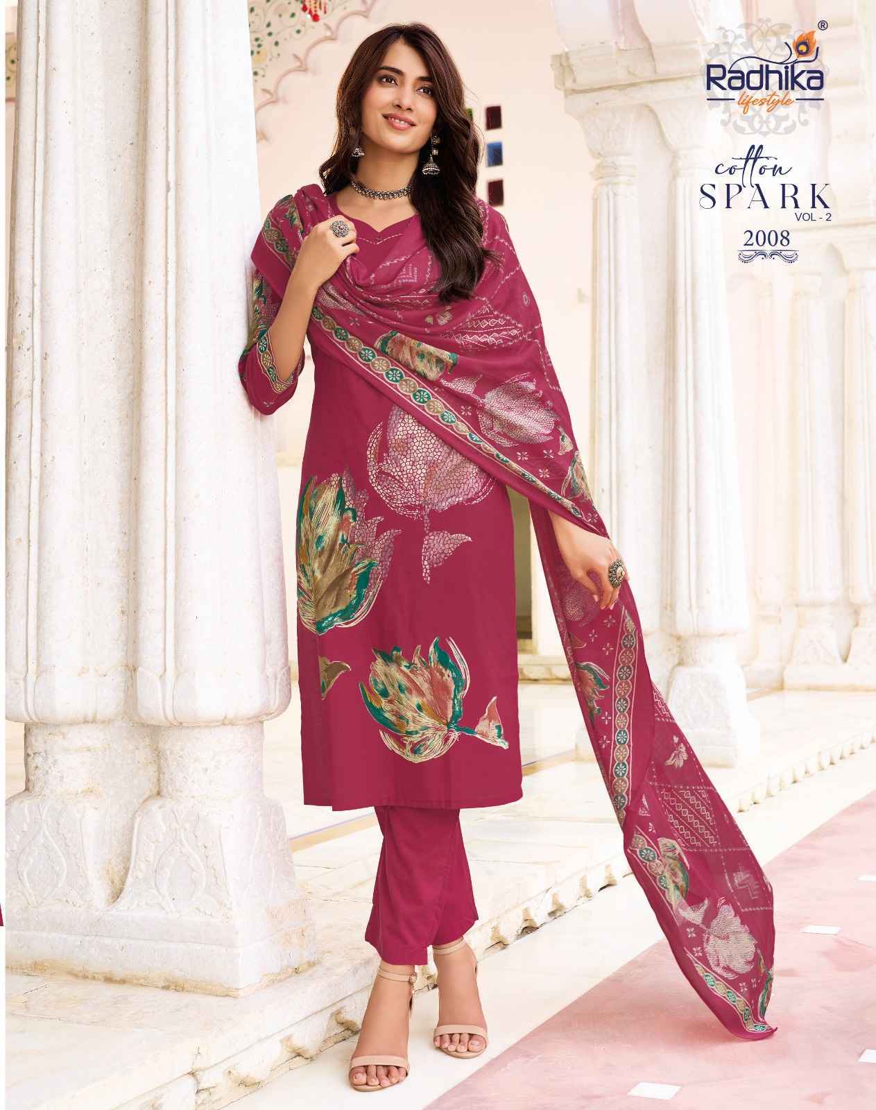 Radhika Lifestyle Cotton Spark Vol 2 | factory direct wholesale clothing india online ( 8pcs Catalogue )