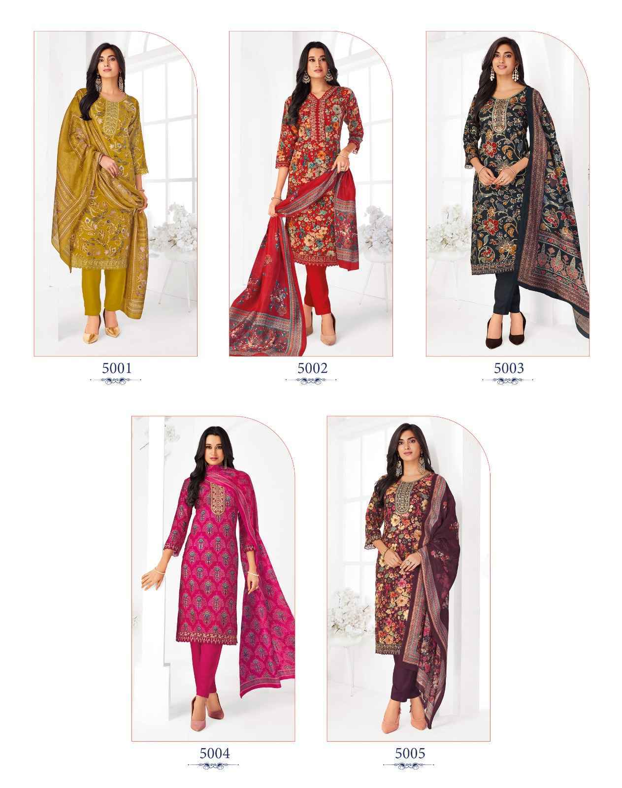 Radhika Lifestyle Rivazo Vol 5 Reyon Readymade Suits | factory direct wholesale clothing india online ( 8 pcs Catalogue )