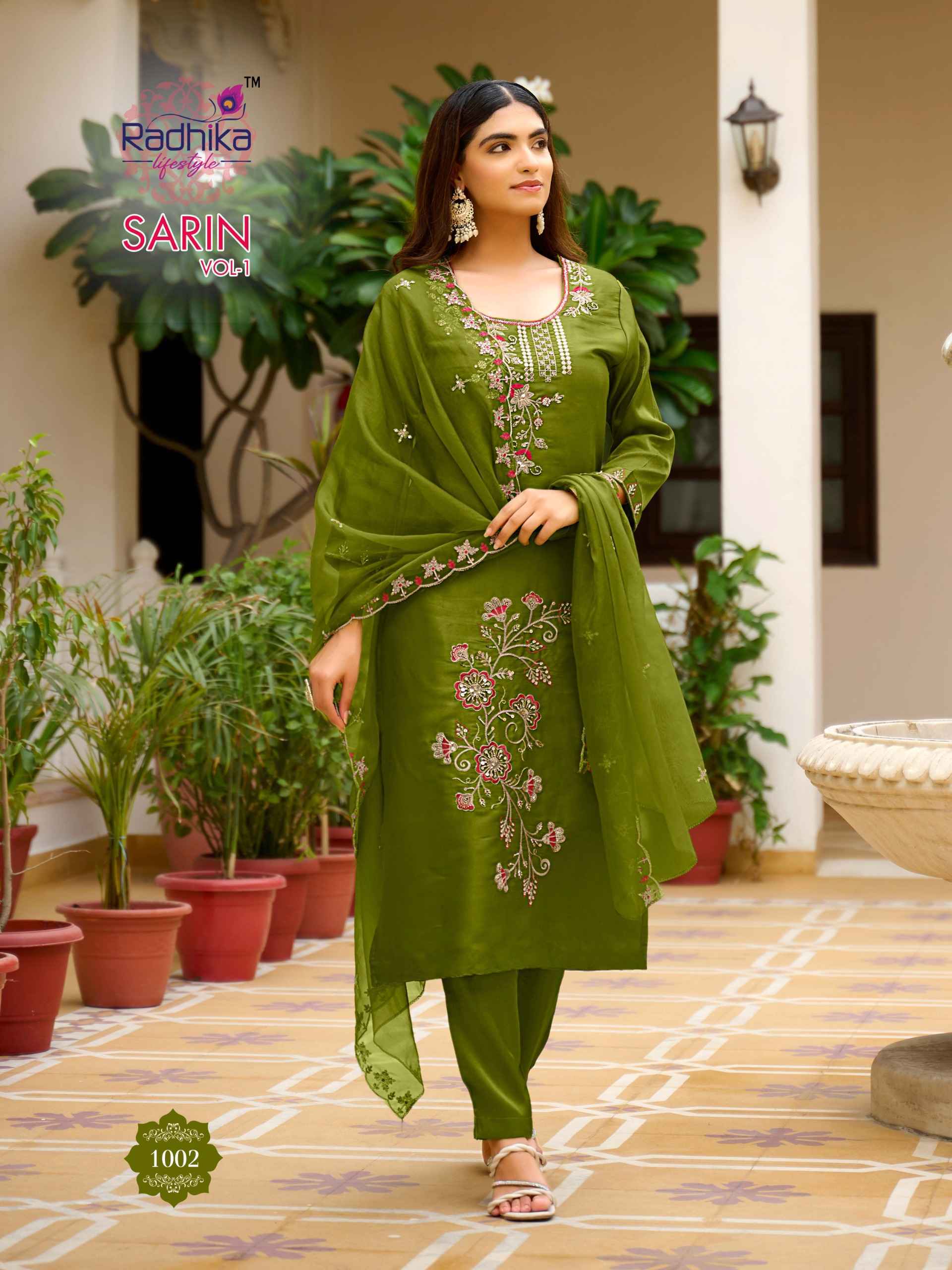Radhika Lifestyle Sarin Vol 1 | factory direct wholesale clothing india for ladies ( 6 pcs Catalogue )