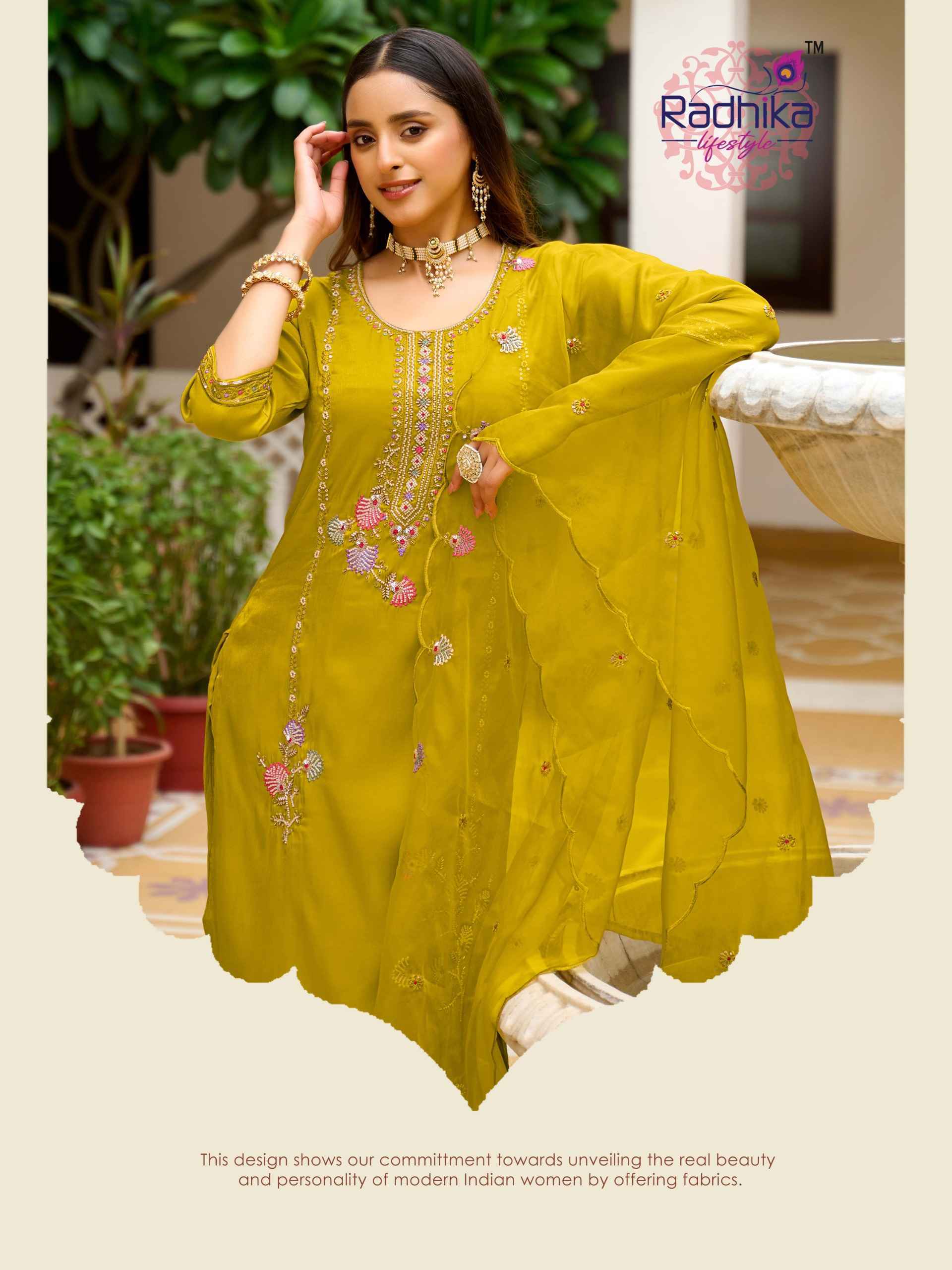 Radhika Lifestyle Sarin Vol 1 | factory direct wholesale clothing india for ladies ( 6 pcs Catalogue )