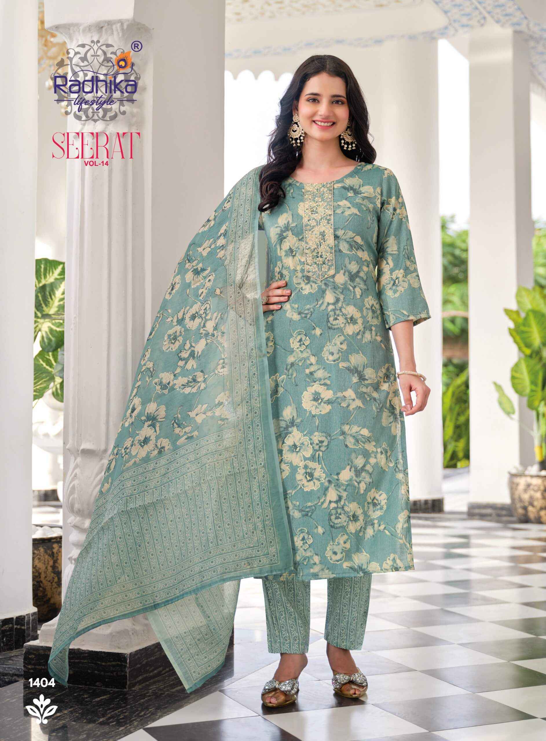 Radhika Lifestyle Seerat Vol 14 - Wholesale Online Price ( 8 Pcs Catalog )