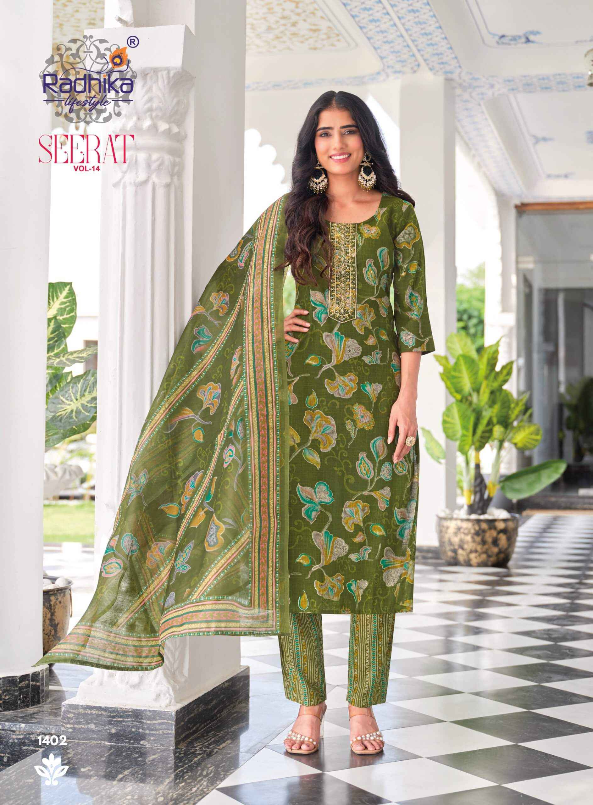 Radhika Lifestyle Seerat Vol 14 - Wholesale Online Price ( 8 Pcs Catalog )