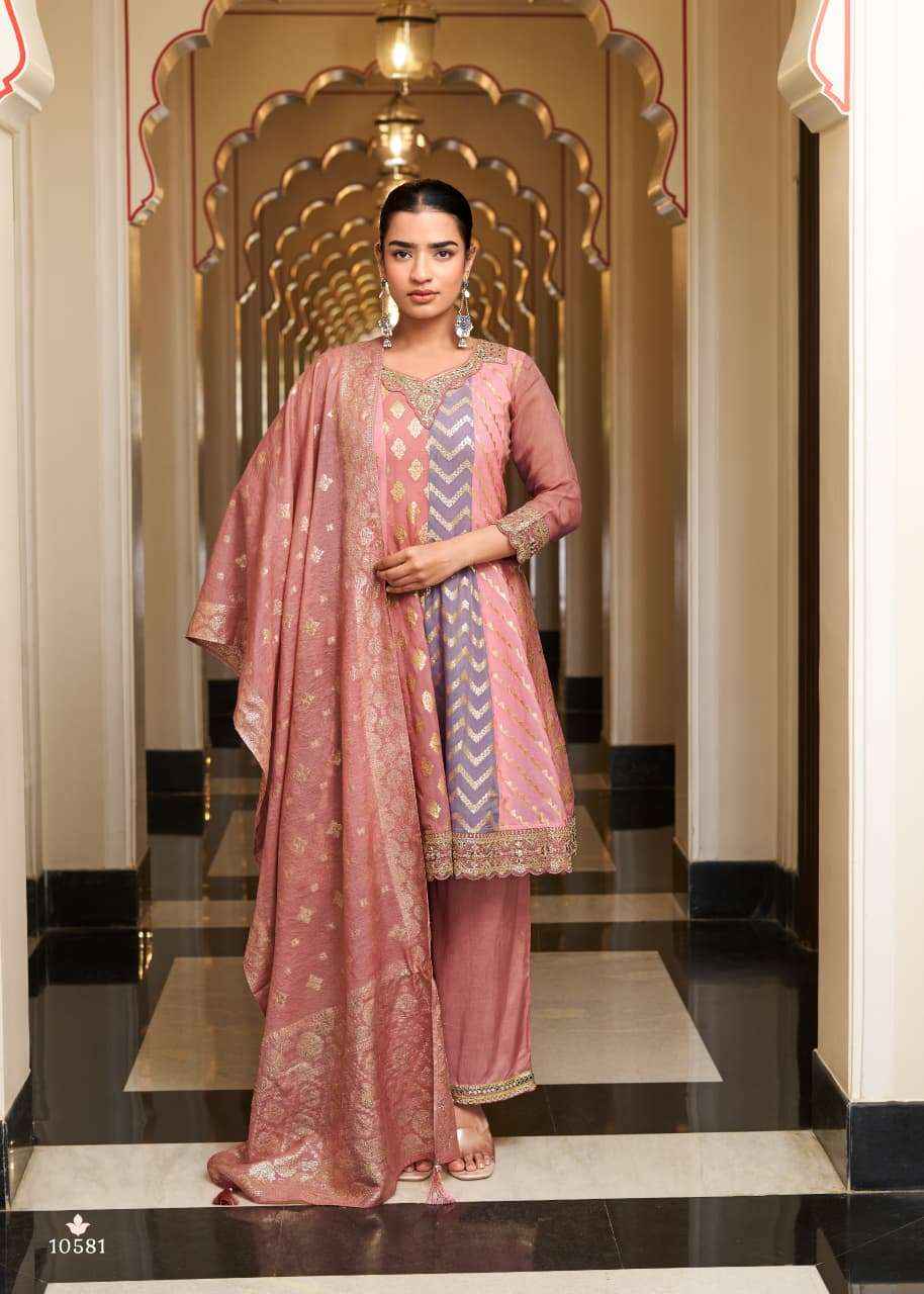 Rangoon Drva Designer 3 Piece Palazzo Dress _ Wholesale Factory Rate ( 2 Pcs Catalog )