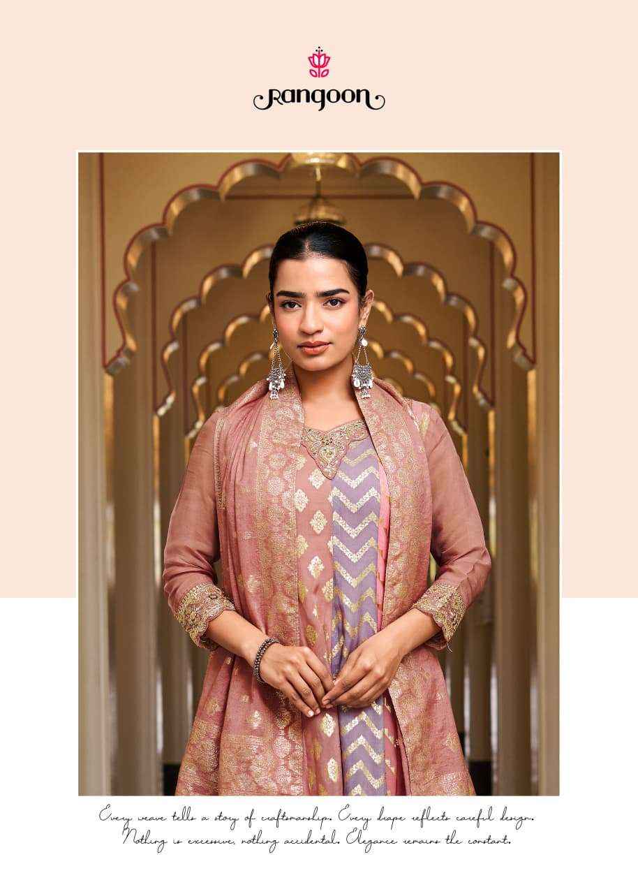 Rangoon Drva Designer 3 Piece Palazzo Dress _ Wholesale Factory Rate ( 2 Pcs Catalog )