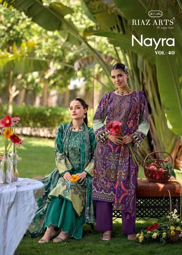Riaz Arts Nayra Vol 40 Cotton Suits Price | Surat Cloth Market Wholesale