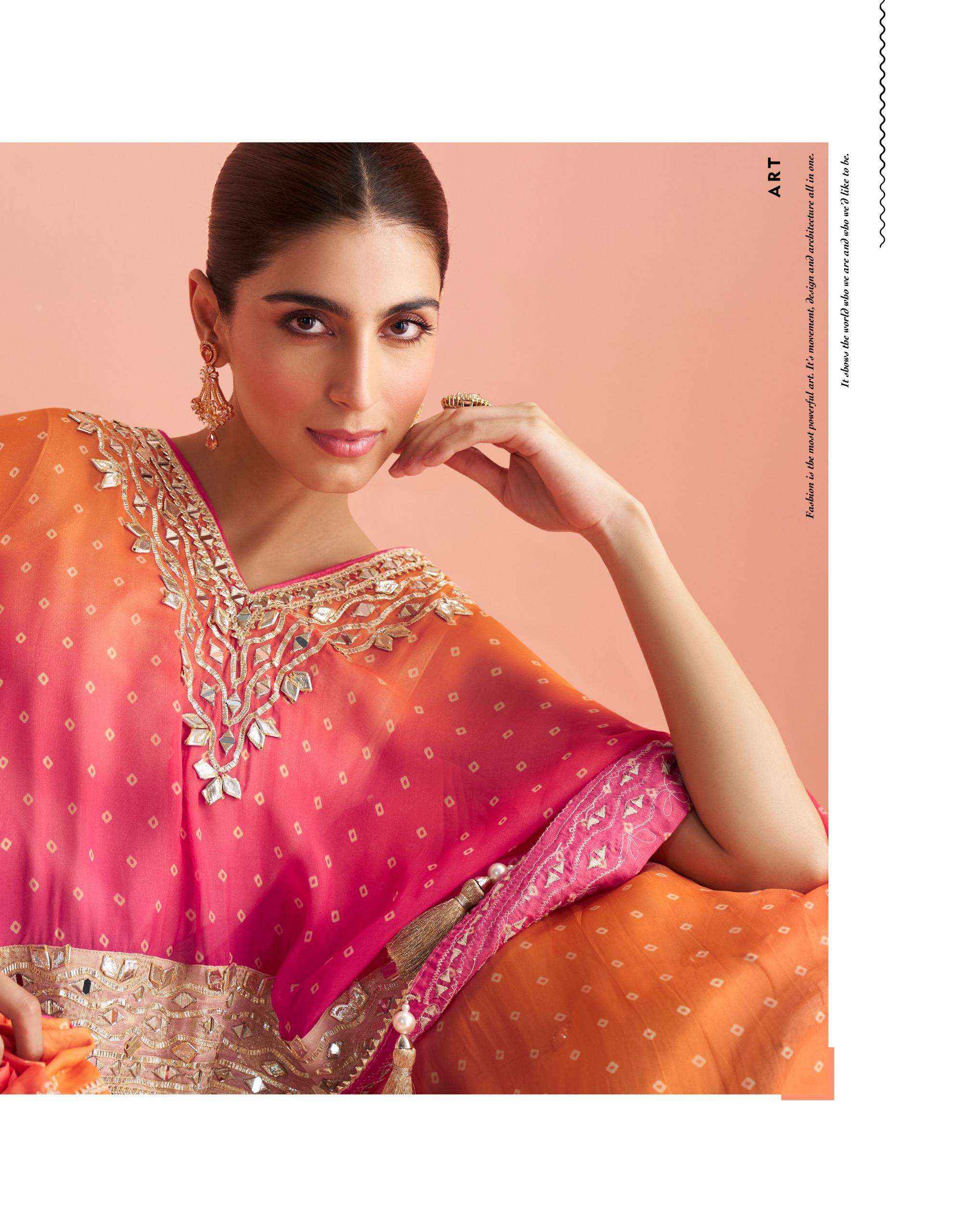 Sayuri Kaveri 10119 And 10120 Designer Poncho Style Sharara Dress  _ Wholesale Factory Rate ( 2 Pcs Catalog )