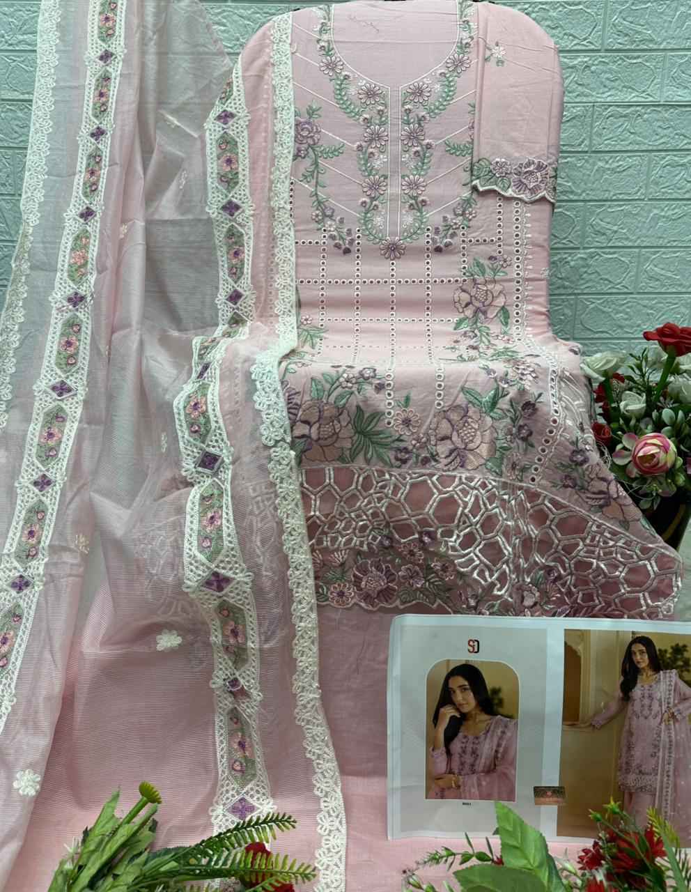 Shraddha Designer Elaf Premium Vol 1 - Cotton Dress Material - Surat Textile Market ( 6 pcs Catalog )