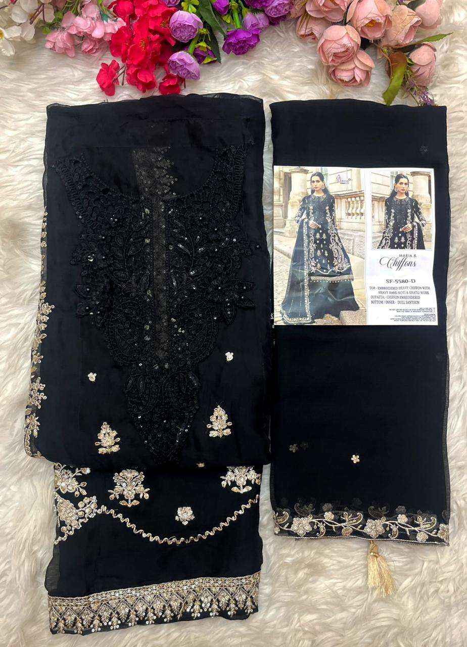 Shree Fabs Sf 5580 Colors Partywear Style Pakistani Dress Material _ Wholesale Factory Rate ( 4 Pcs Catalog )