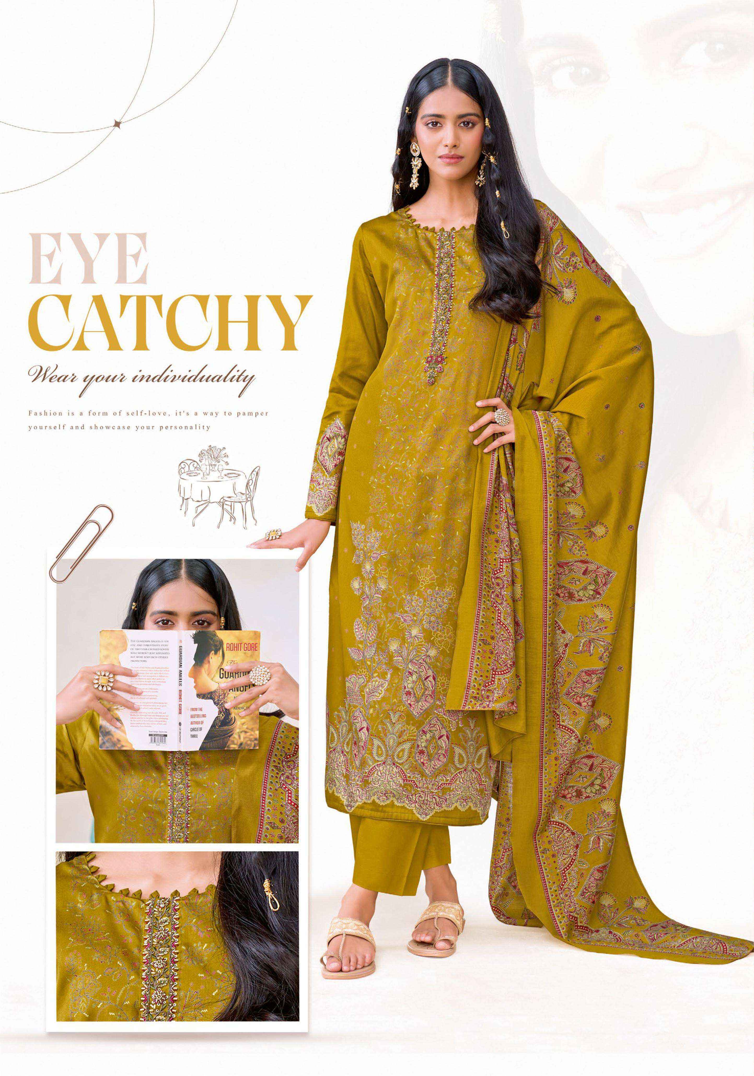 Suryajyoti Keshri Vol 1 Jam Satin Dress Material | Surat Textile Market ( 6 pcs Catalogue )